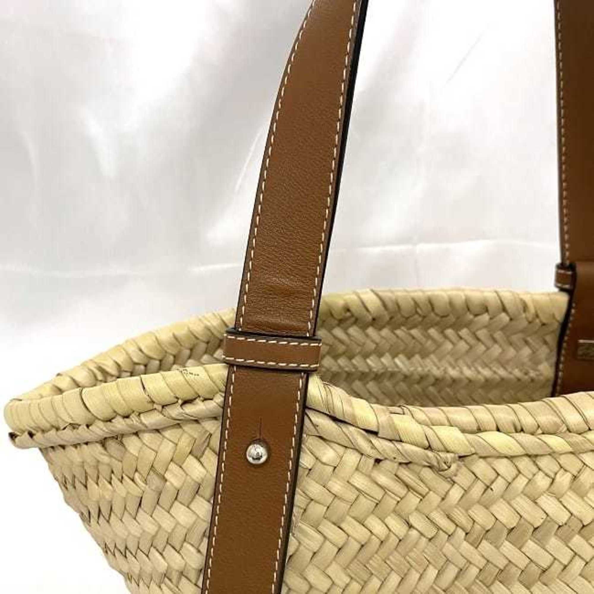 Loewe LOEWE f-22211 beige brown anagram 327.02.S93 palm leaf calf leather 411926 handbag tote bag ladies Size ONE SIZE - 9 Thumbnail