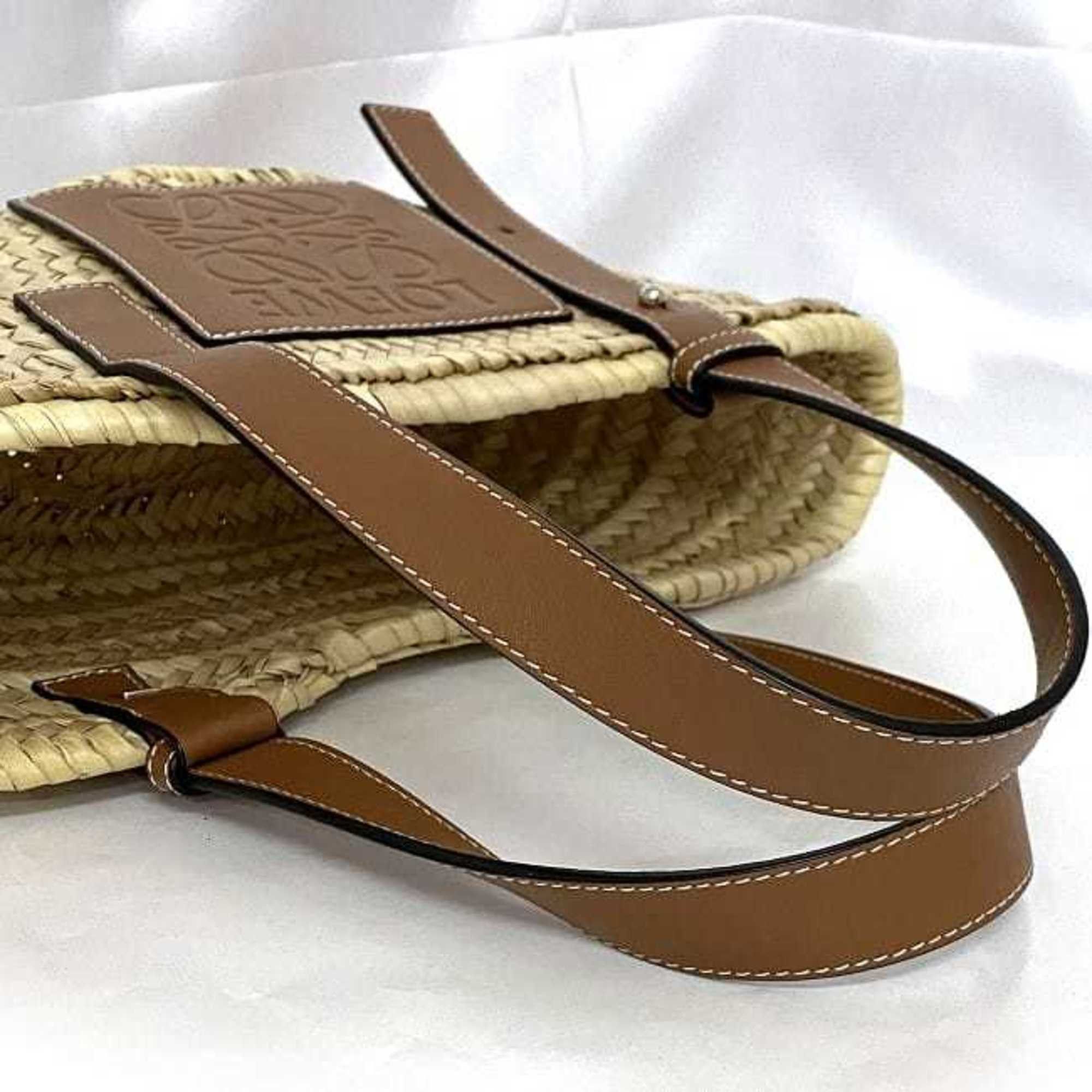 Loewe LOEWE f-22211 beige brown anagram 327.02.S93 palm leaf calf leather 411926 handbag tote bag ladies Size ONE SIZE - 8 Thumbnail