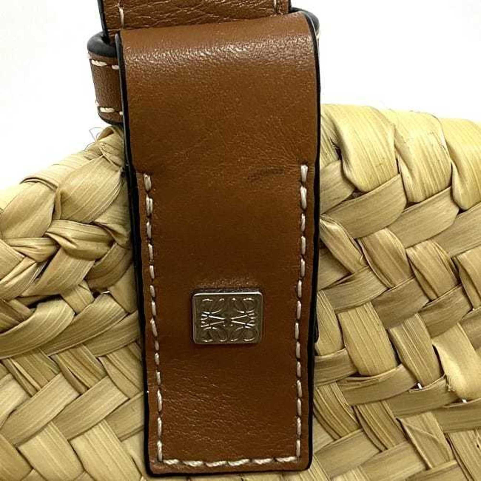 Loewe LOEWE f-22211 beige brown anagram 327.02.S93 palm leaf calf leather 411926 handbag tote bag ladies Size ONE SIZE - 10 Thumbnail