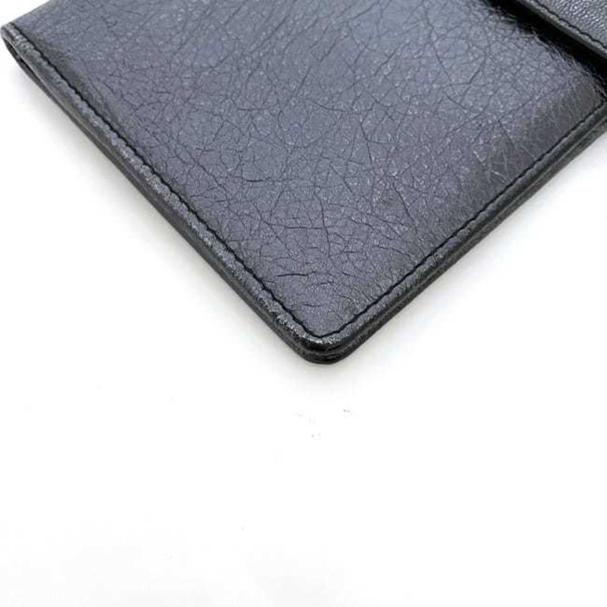 Salvatore Ferragamo Salvatore Ferragamo Bi-fold Long Wallet ec-22236 Silver Gancini JL-22 8817 Leather Studs Metallic Size ONE SIZE - 5 Thumbnail