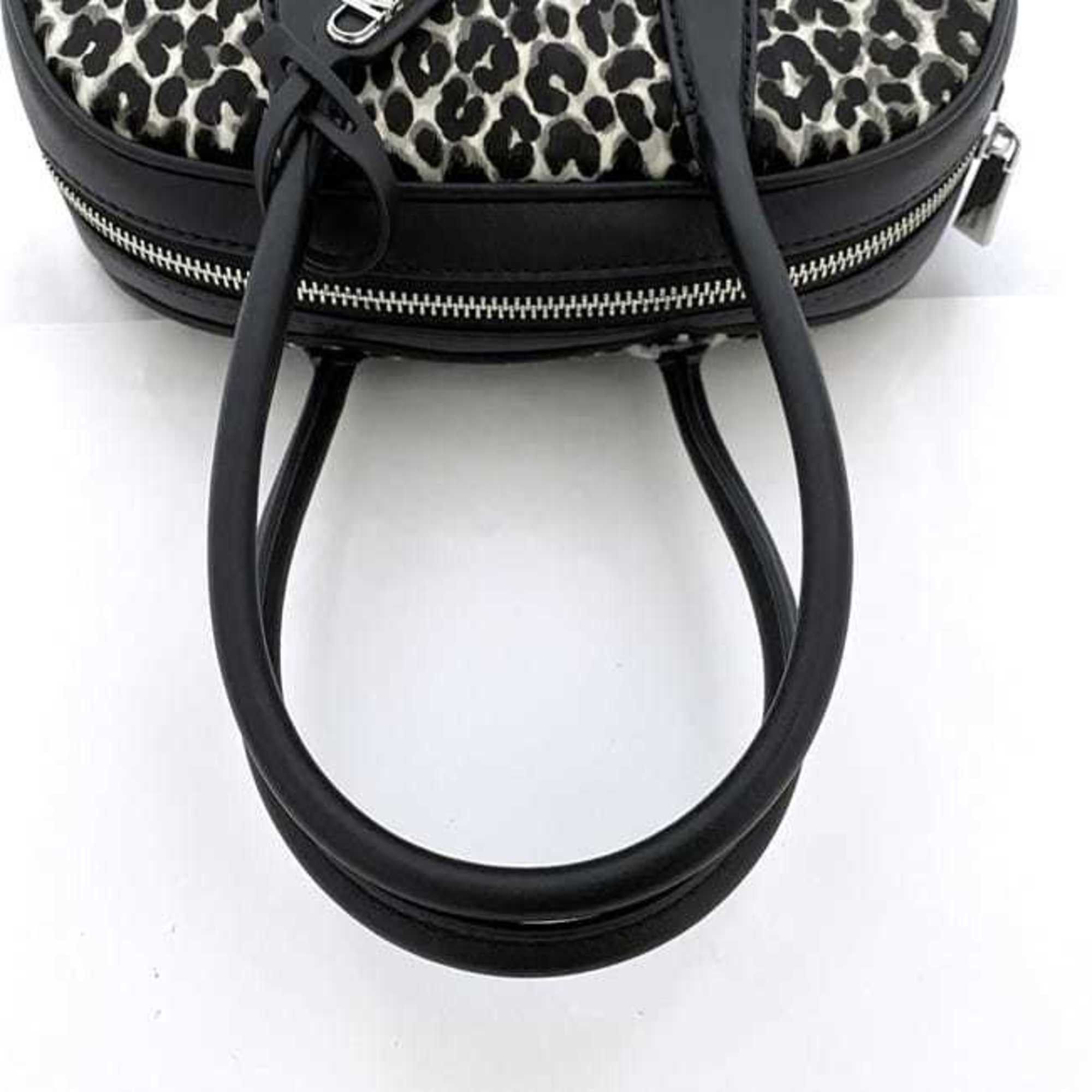 Michael Kors Michael Kors handbag ec-22117 black, gray, white, leopard 30T4S1US5H pony leather MICHAEL KORS print freestanding Boston bag Size ONE SIZE - 8 Thumbnail