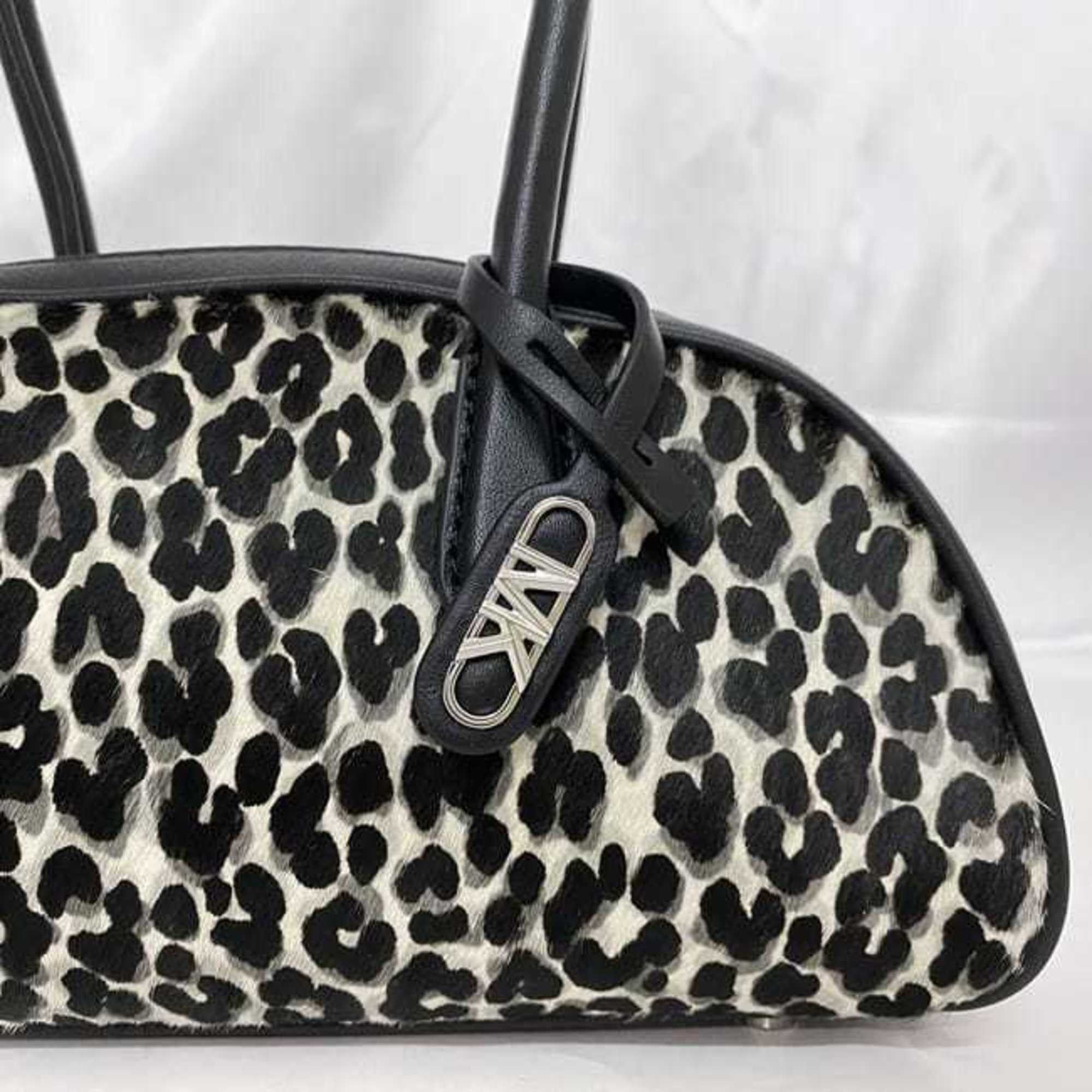 Michael Kors Michael Kors handbag ec-22117 black, gray, white, leopard 30T4S1US5H pony leather MICHAEL KORS print freestanding Boston bag Size ONE SIZE - 7 Thumbnail