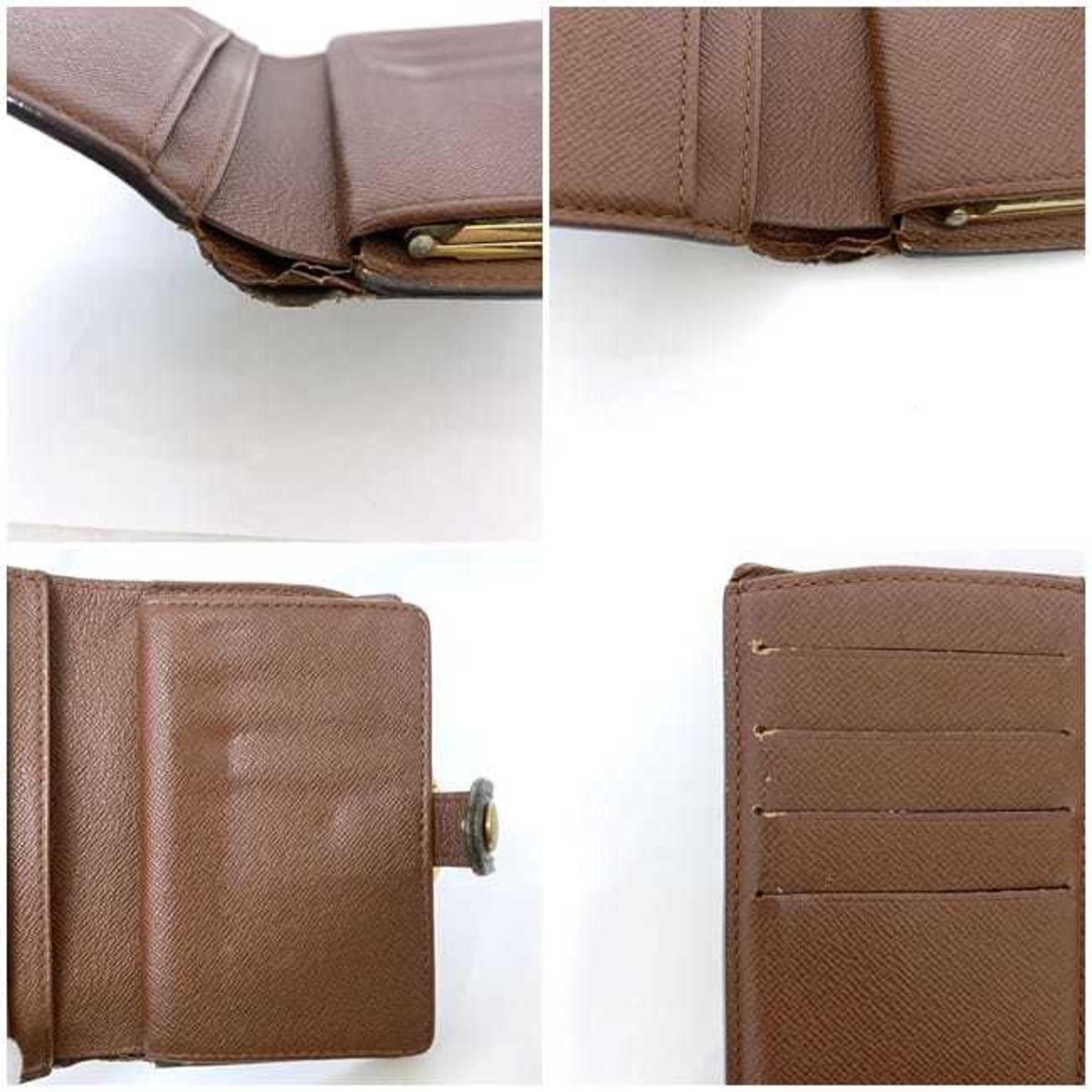 Louis Vuitton Louis Vuitton Bi-fold Wallet ec-22262 Brown Monogram M61663 Canvas MI1001 LOUIS VUITTON Compact Folding Size ONE SIZE - 10 Thumbnail