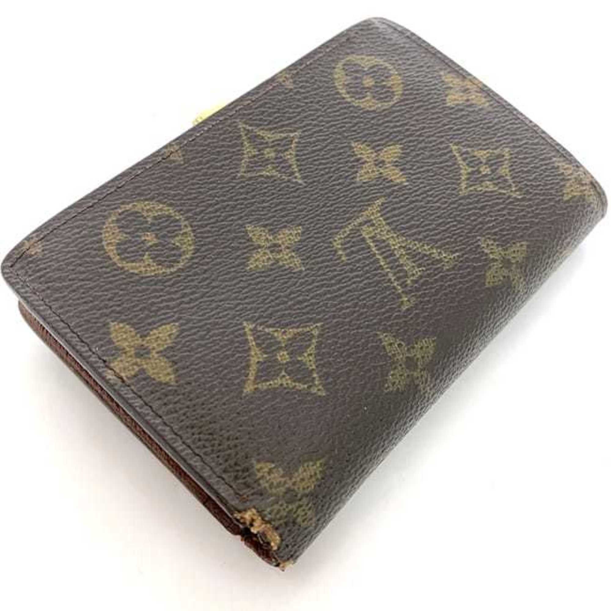 Louis Vuitton Louis Vuitton Bi-fold Wallet ec-22262 Brown Monogram M61663 Canvas MI1001 LOUIS VUITTON Compact Folding Size ONE SIZE - 6 Thumbnail