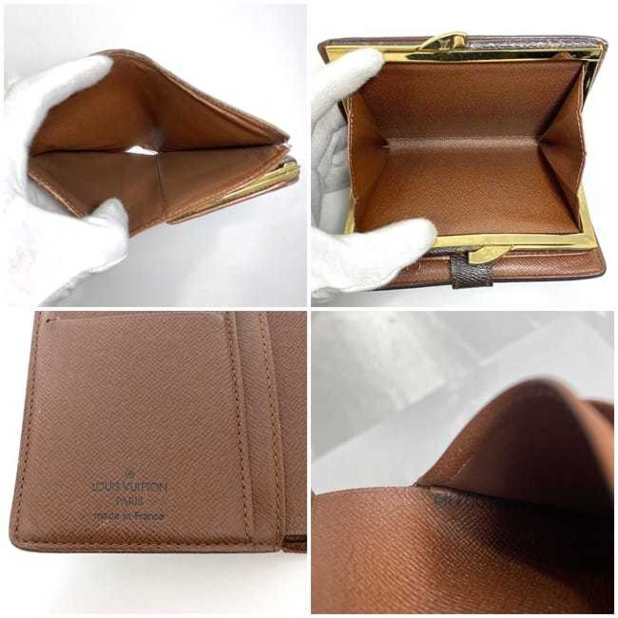 Louis Vuitton Louis Vuitton Bi-fold Wallet ec-22262 Brown Monogram M61663 Canvas MI1001 LOUIS VUITTON Compact Folding Size ONE SIZE - 11 Thumbnail