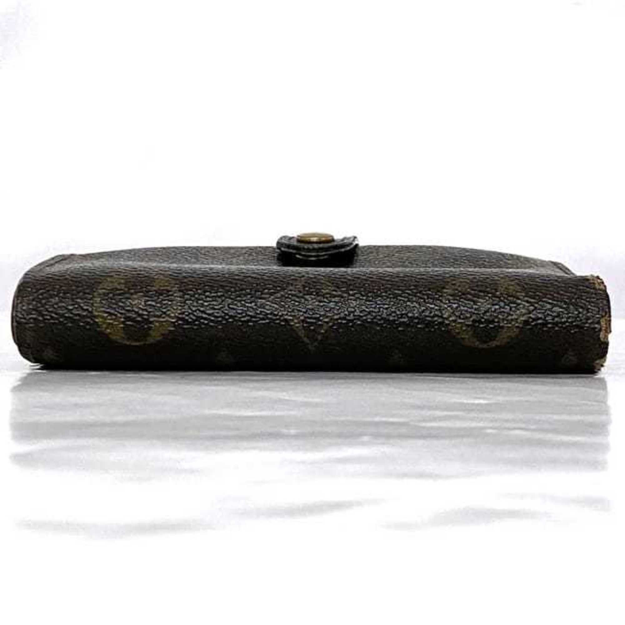 Louis Vuitton Louis Vuitton Bi-fold Wallet ec-22262 Brown Monogram M61663 Canvas MI1001 LOUIS VUITTON Compact Folding Size ONE SIZE - 4 Thumbnail