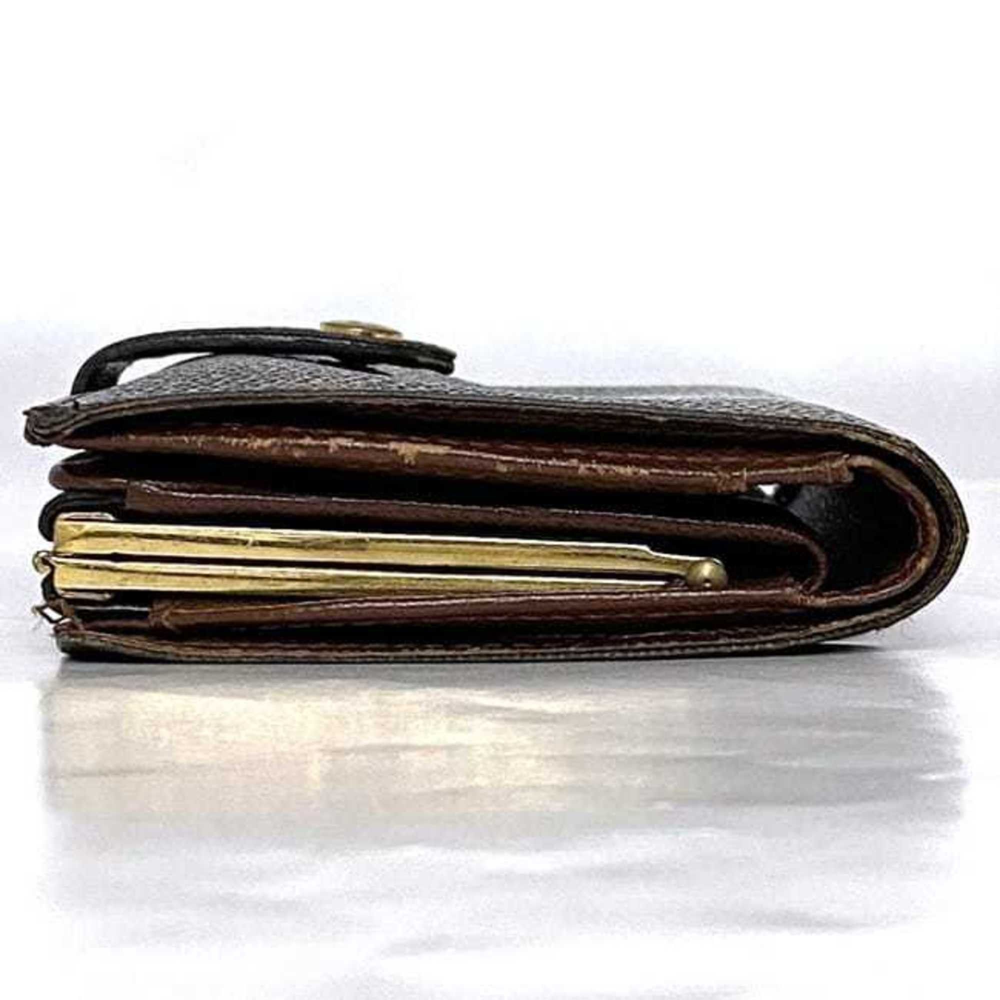 Louis Vuitton Louis Vuitton Bi-fold Wallet ec-22262 Brown Monogram M61663 Canvas MI1001 LOUIS VUITTON Compact Folding Size ONE SIZE - 5 Thumbnail