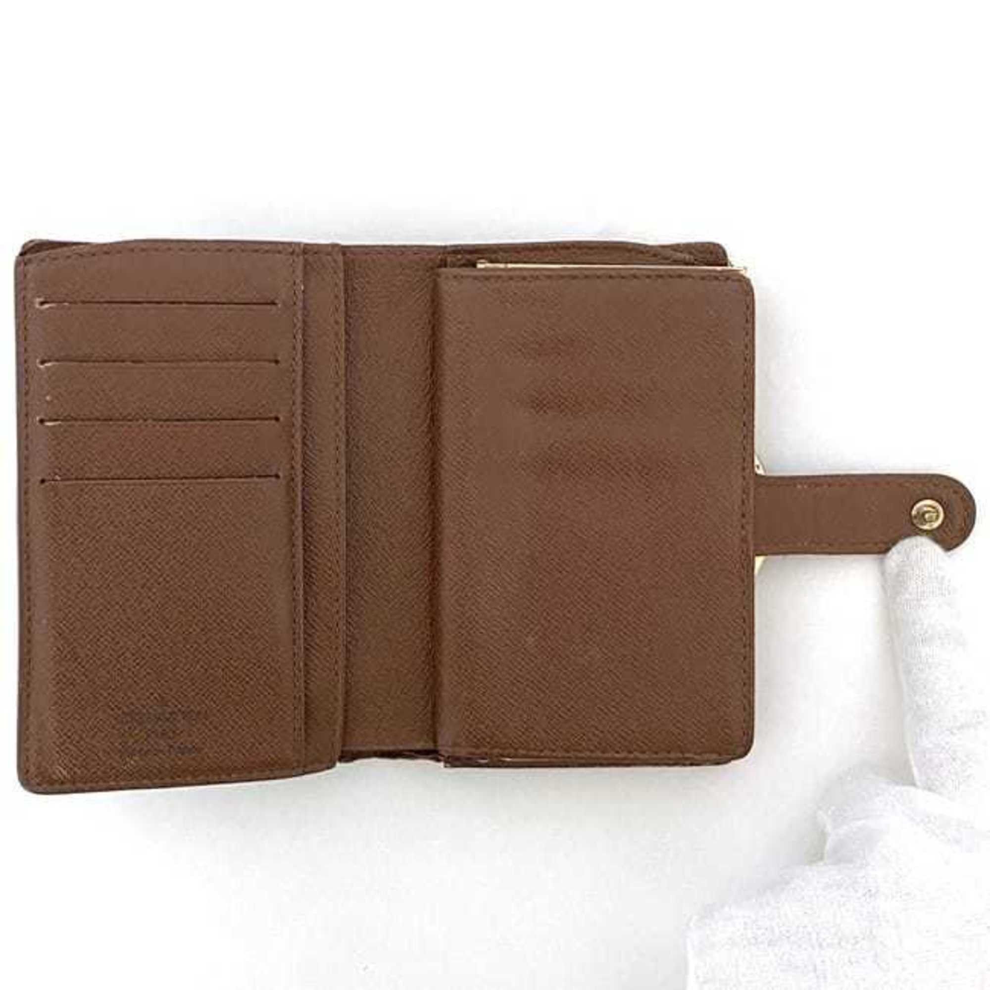 Louis Vuitton Louis Vuitton Bi-fold Wallet ec-22262 Brown Monogram M61663 Canvas MI1001 LOUIS VUITTON Compact Folding Size ONE SIZE - 9 Thumbnail
