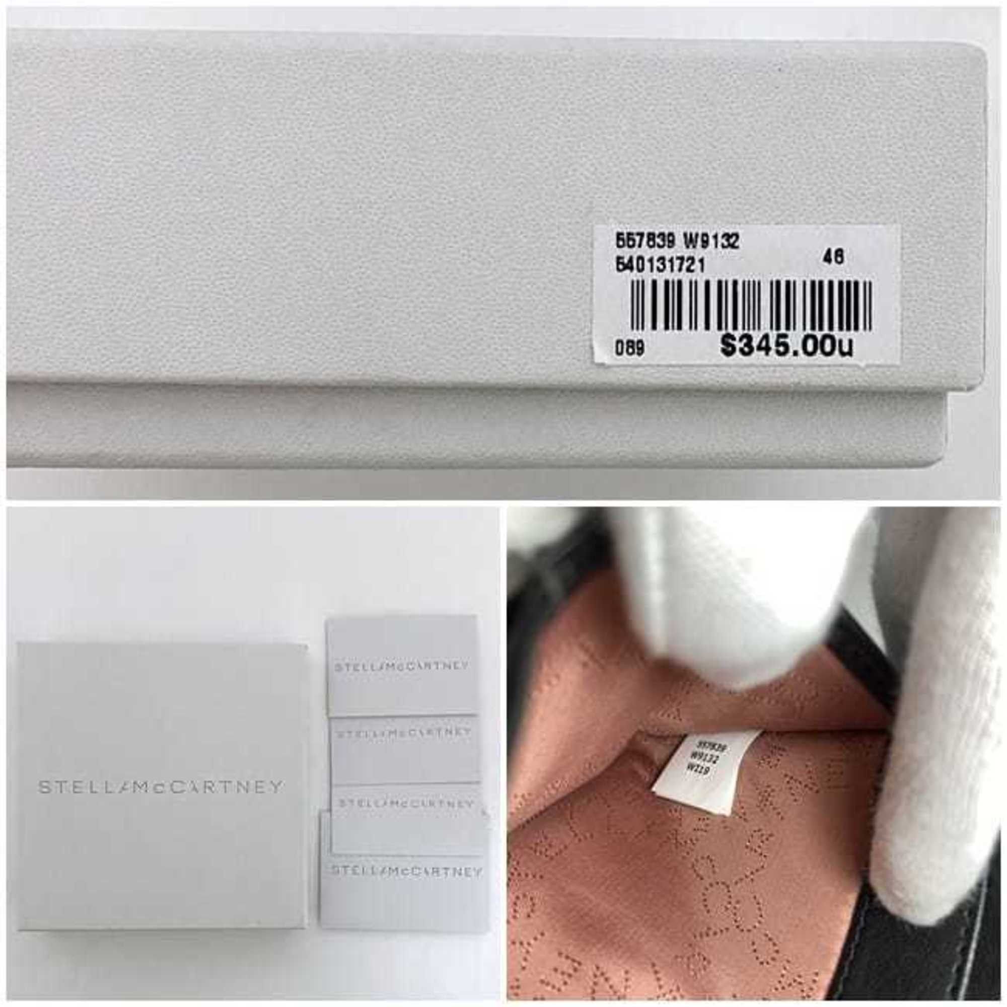 Stella McCartney Stella McCartney Bi-fold Wallet ec-22187 Black Falabella 557839 W9132 Synthetic Leather W119 STELLA McCARTNEY Chain Folding Compact Size ONE SIZE - 11 Thumbnail