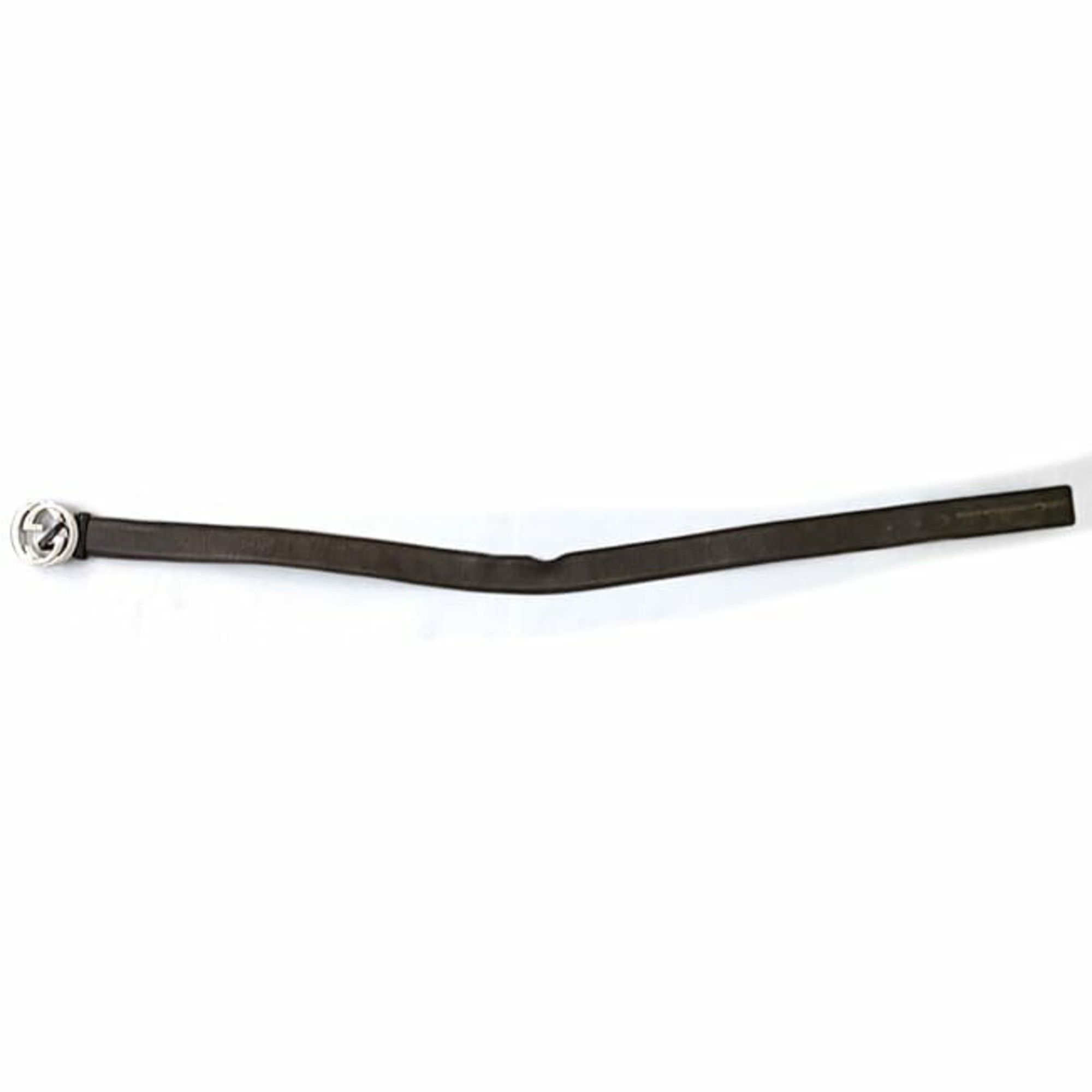 Gucci Gucci Belt ec-22234 Brown Interlocking Shima 114984 Buckle Leather GUCCI GG 82cm Men's Size ONE SIZE - 3 Thumbnail