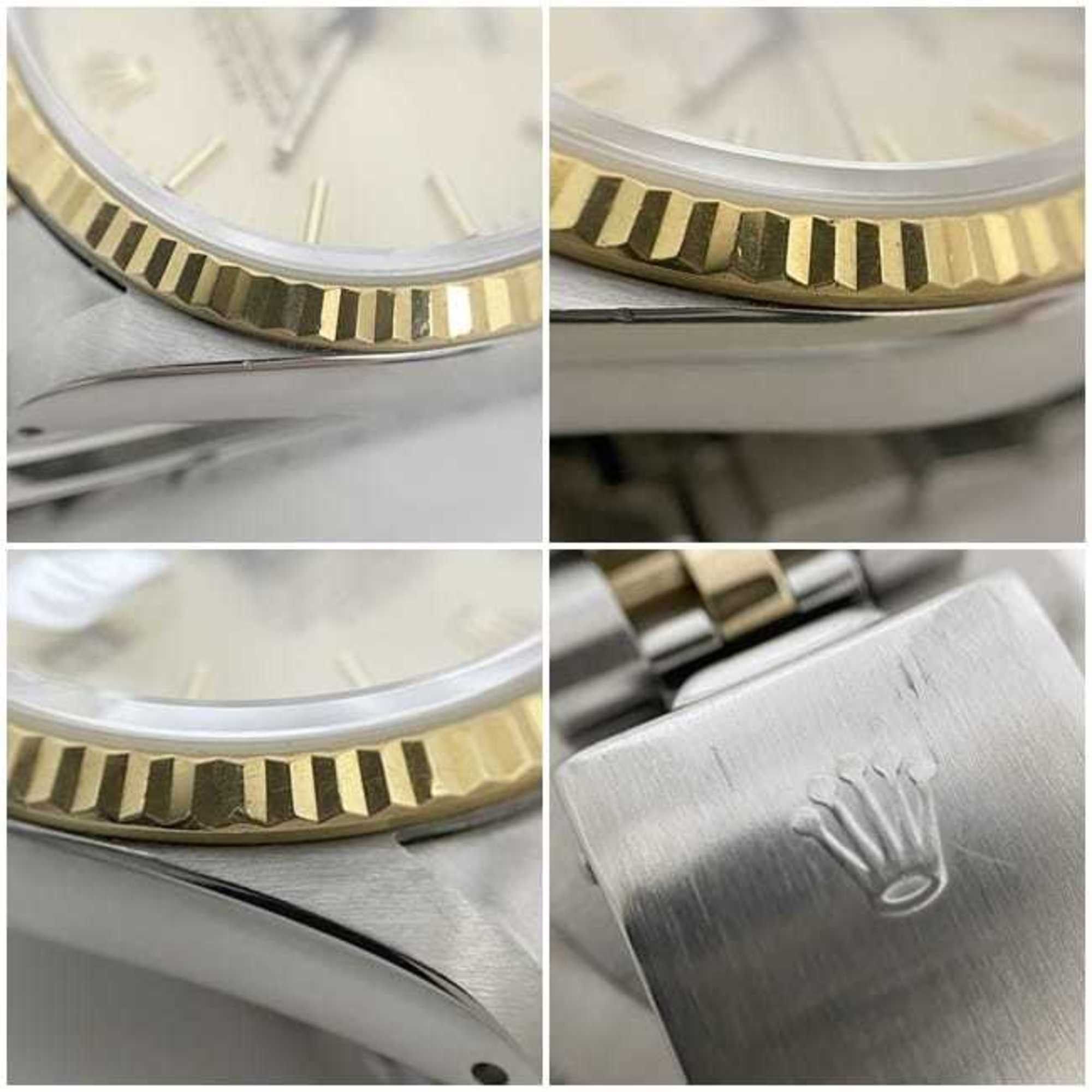 Rolex Rolex Watch Datejust f-22250 Combi 16233 Overhauled Polished SS 750 Automatic L-number Men's Gold Dial Luxury Size ONE SIZE - 10 Thumbnail