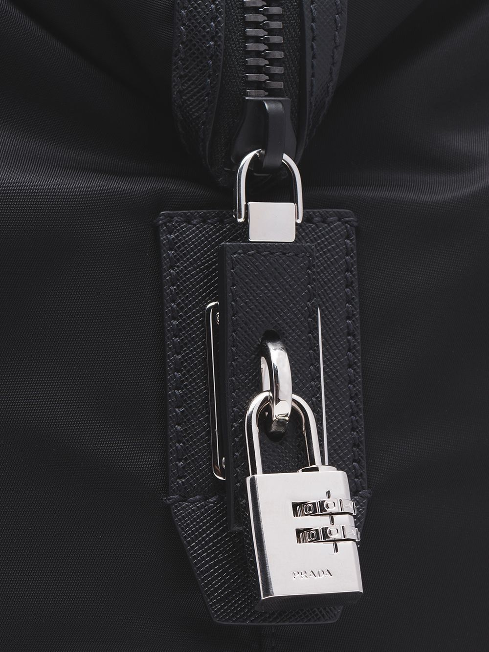 Prada RE-NYLON AND SAFFIANO LEATHER DUFFLE BAG Size ONE SIZE - 4 Thumbnail