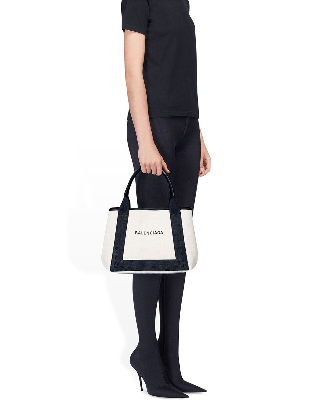 Balenciaga NAVY SMALL CABAS Size ONE SIZE - 2 Thumbnail