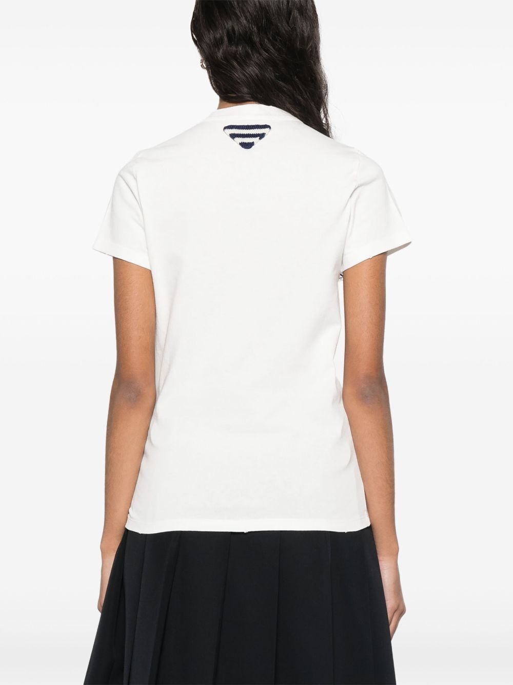 Prada LOGO PRINT JERSEY T-SHIRT Size S / US 4 / IT 40 - 3 Thumbnail