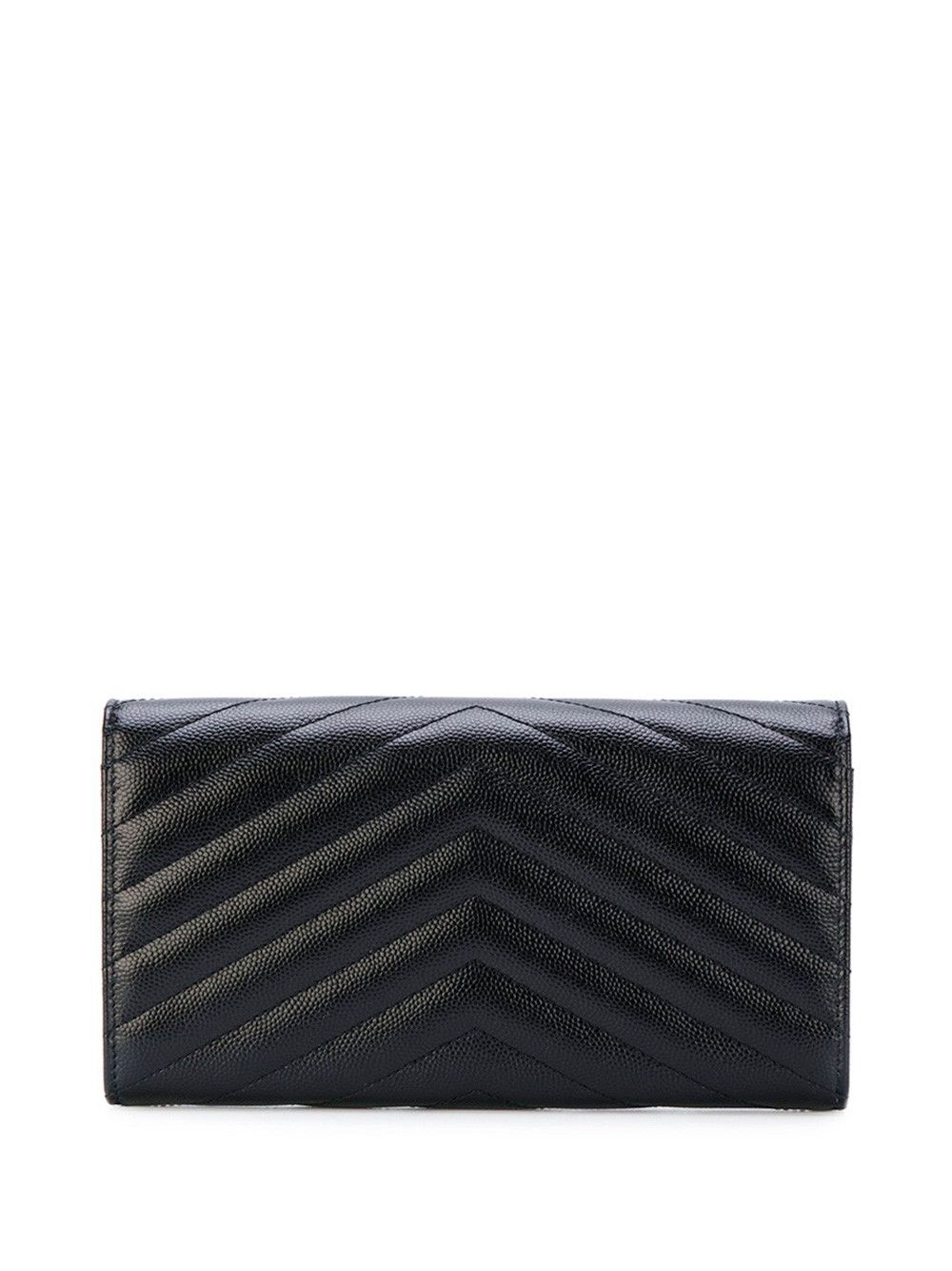 Saint Laurent Paris CASSANDRE MATELASSÉ LARGE FLAP WALLET IN GRAIN DE POUDRE LEATHER Size ONE SIZE - 2 Thumbnail