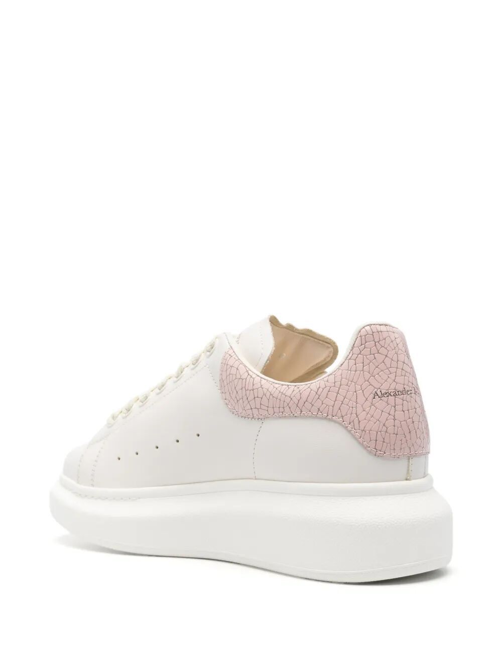 Alexander McQueen OVERSIZED SNEAKER WITH CRACKLED HEEL TAB Size US 10 / IT 40 - 3 Thumbnail