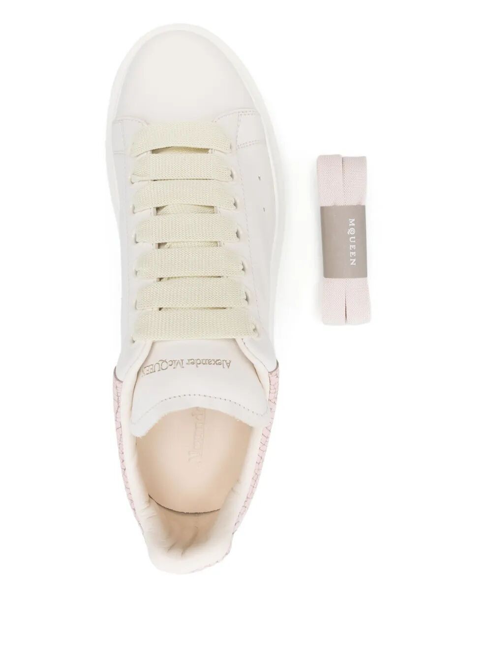 Alexander McQueen OVERSIZED SNEAKER WITH CRACKLED HEEL TAB Size US 10 / IT 40 - 4 Thumbnail