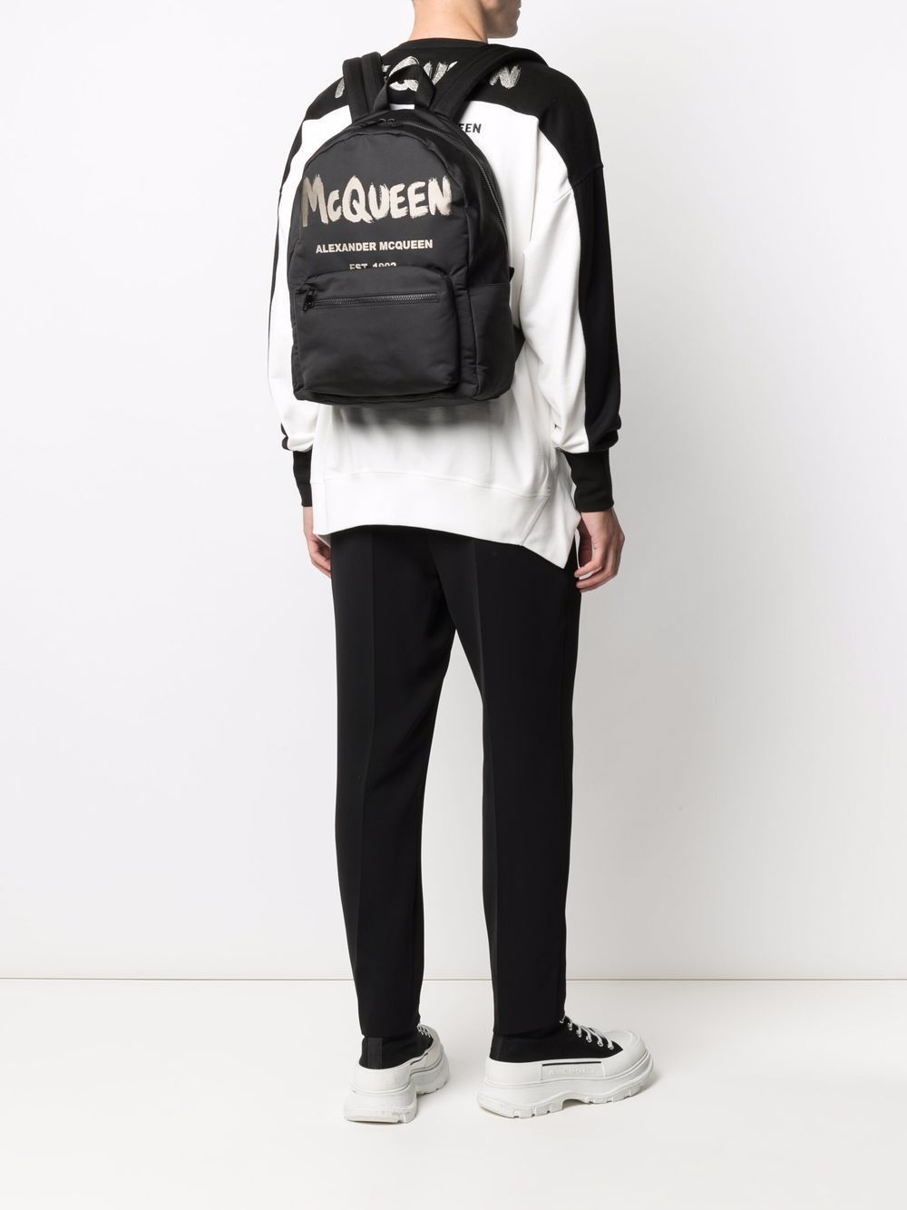 Alexander McQueen METROPOLITAN NYLON BACKPACK Size ONE SIZE - 4 Thumbnail