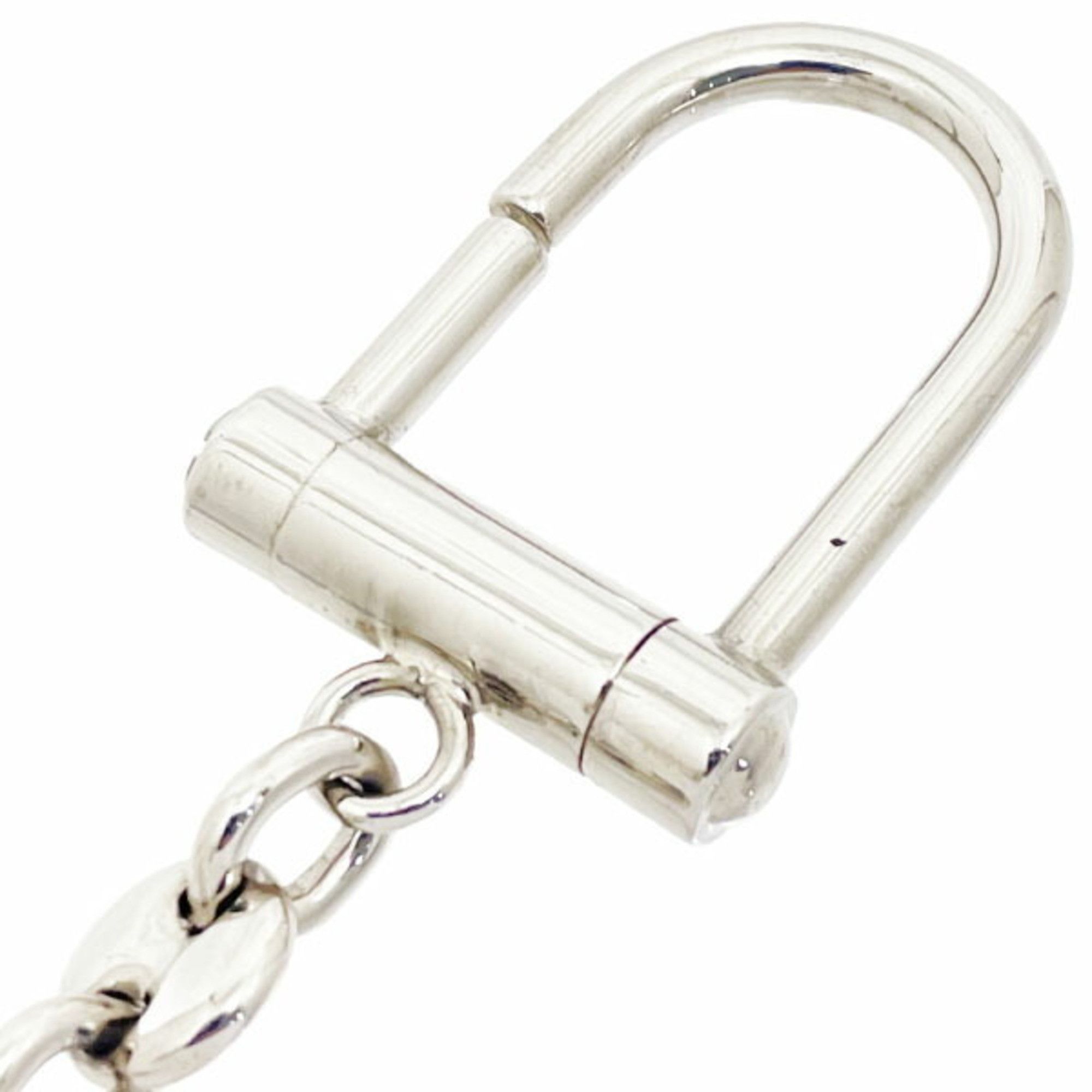 Gucci Gucci Keychain Double G Metal Gold Silver GUCCI GG Old Keyring TT-14355 Size ONE SIZE - 6 Thumbnail