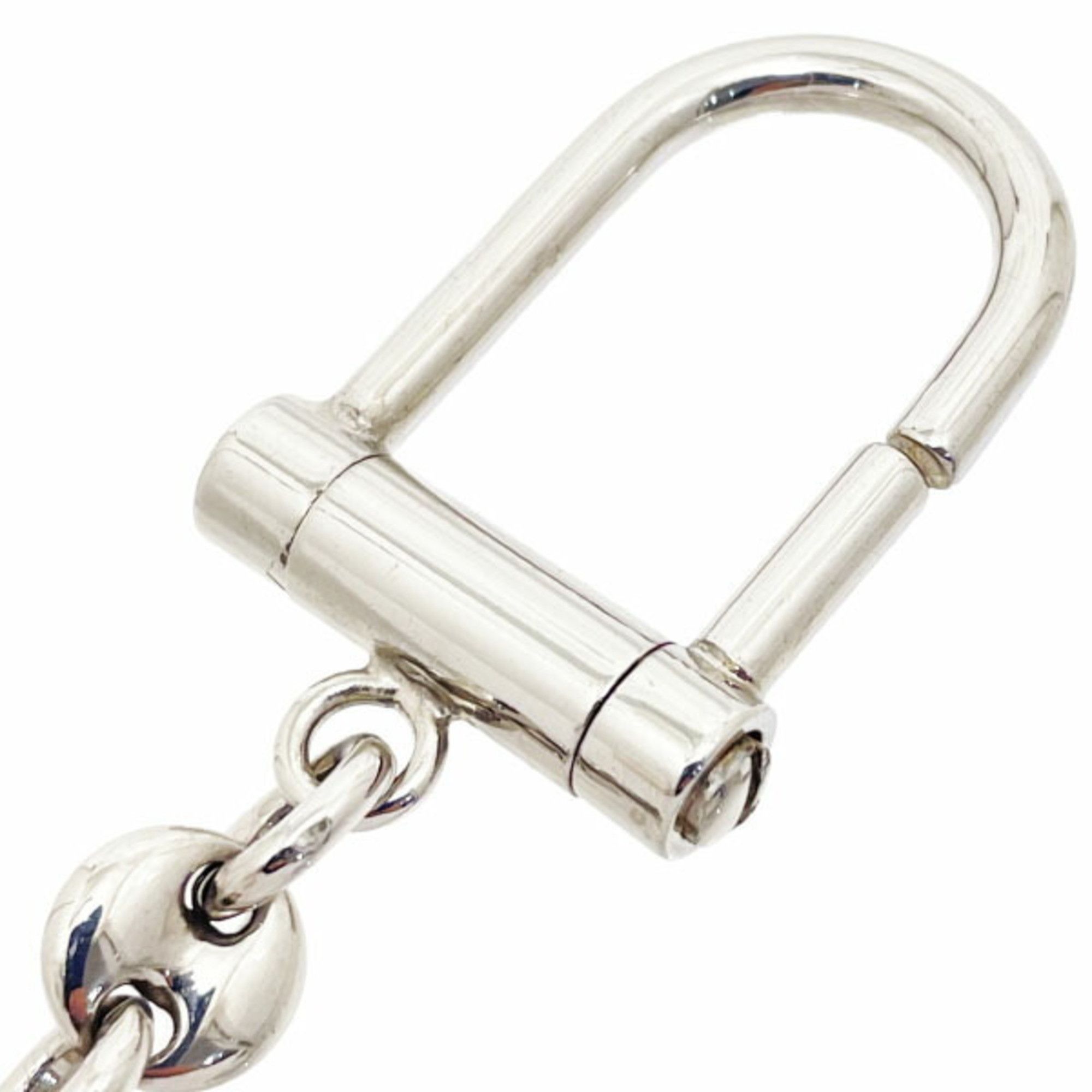 Gucci Gucci Keychain Double G Metal Gold Silver GUCCI GG Old Keyring TT-14355 Size ONE SIZE - 5 Thumbnail