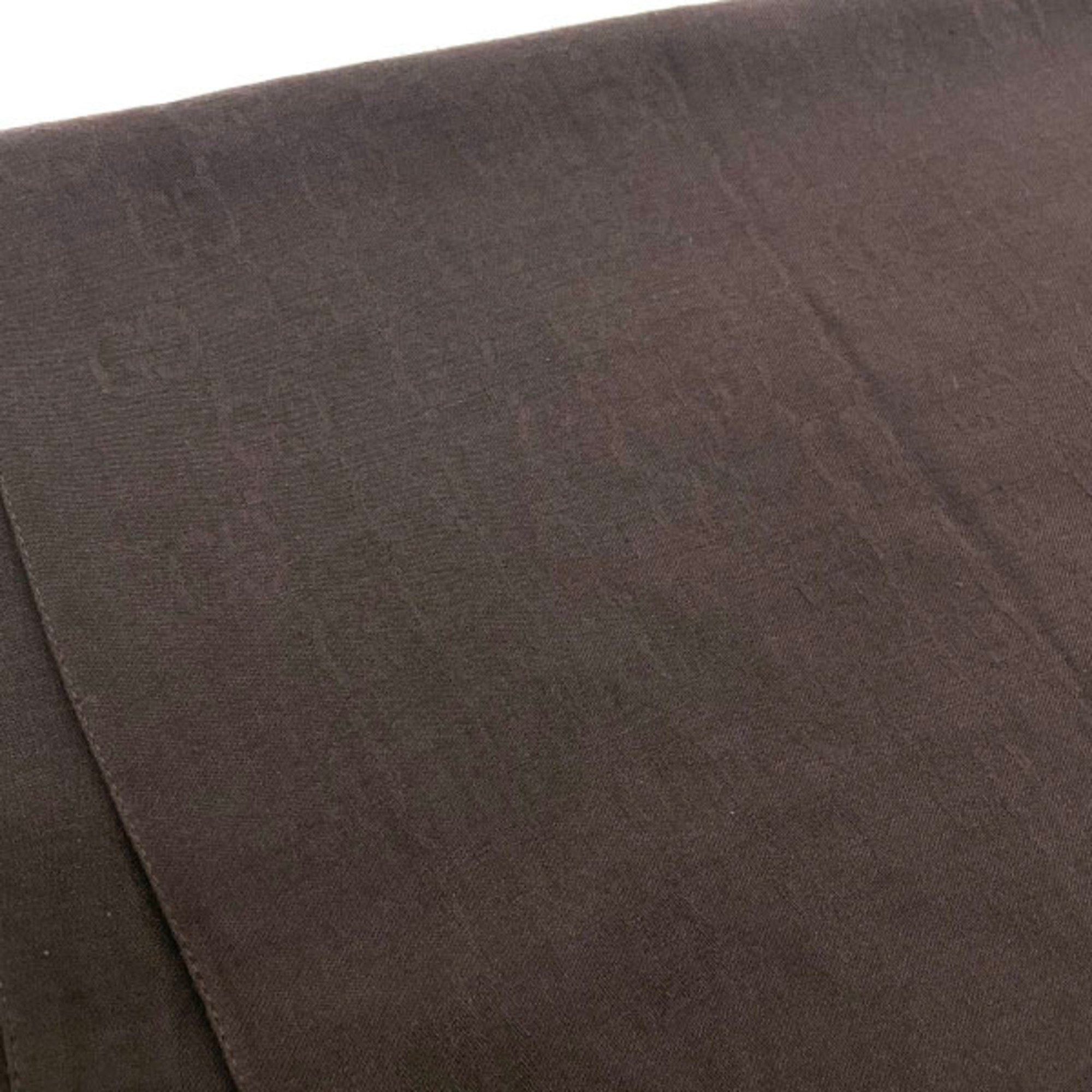 Gucci Gucci Stole GG Pattern Scarf Wool Silk Dark Brown 165904 GUCCI Shawl YY-14171 Size ONE SIZE - 4 Thumbnail