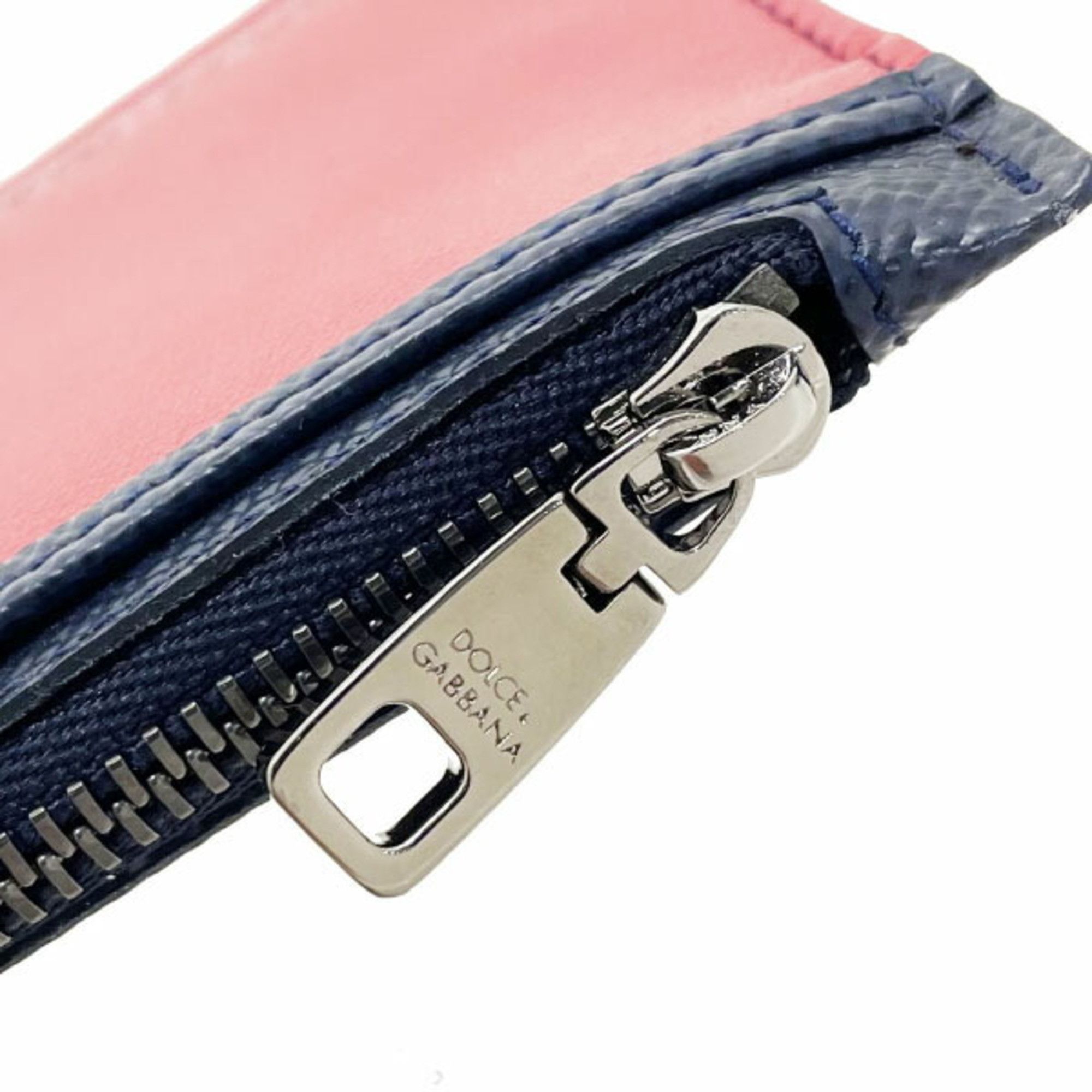 Dolce & Gabbana Dolce & Gabbana Card Case Coin Leather Multicolor Red Navy BP2172 AJ785 DOLCE GABBANA Holder Purse IC Pass D&G YY-14324 Size ONE SIZE - 5 Thumbnail