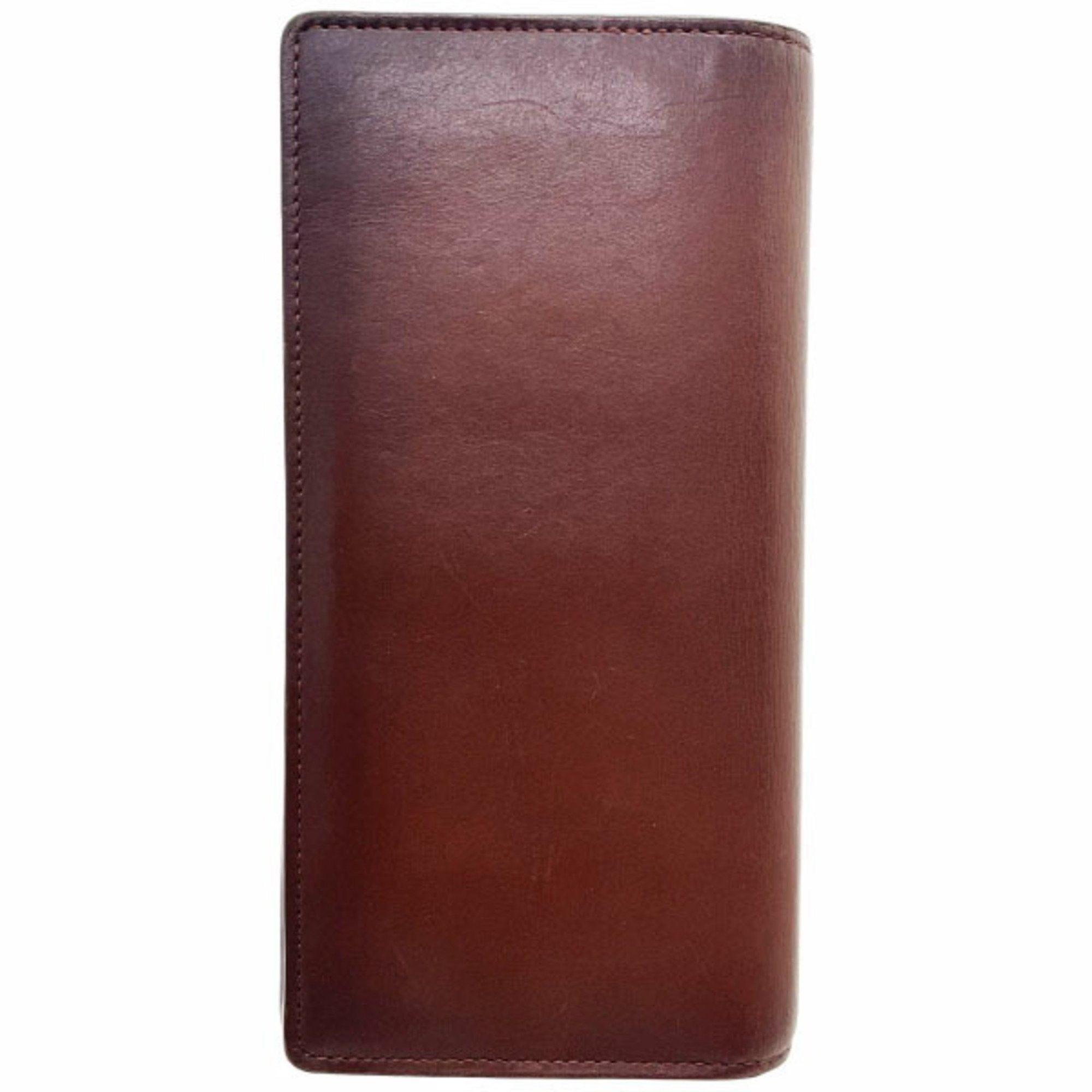Louis Vuitton Louis Vuitton Long Wallet Ombre Portefeuille Brazza Leather Brown M61195 LOUIS VUITTON Bi-fold Men's AA-14369 Size ONE SIZE - 2 Thumbnail