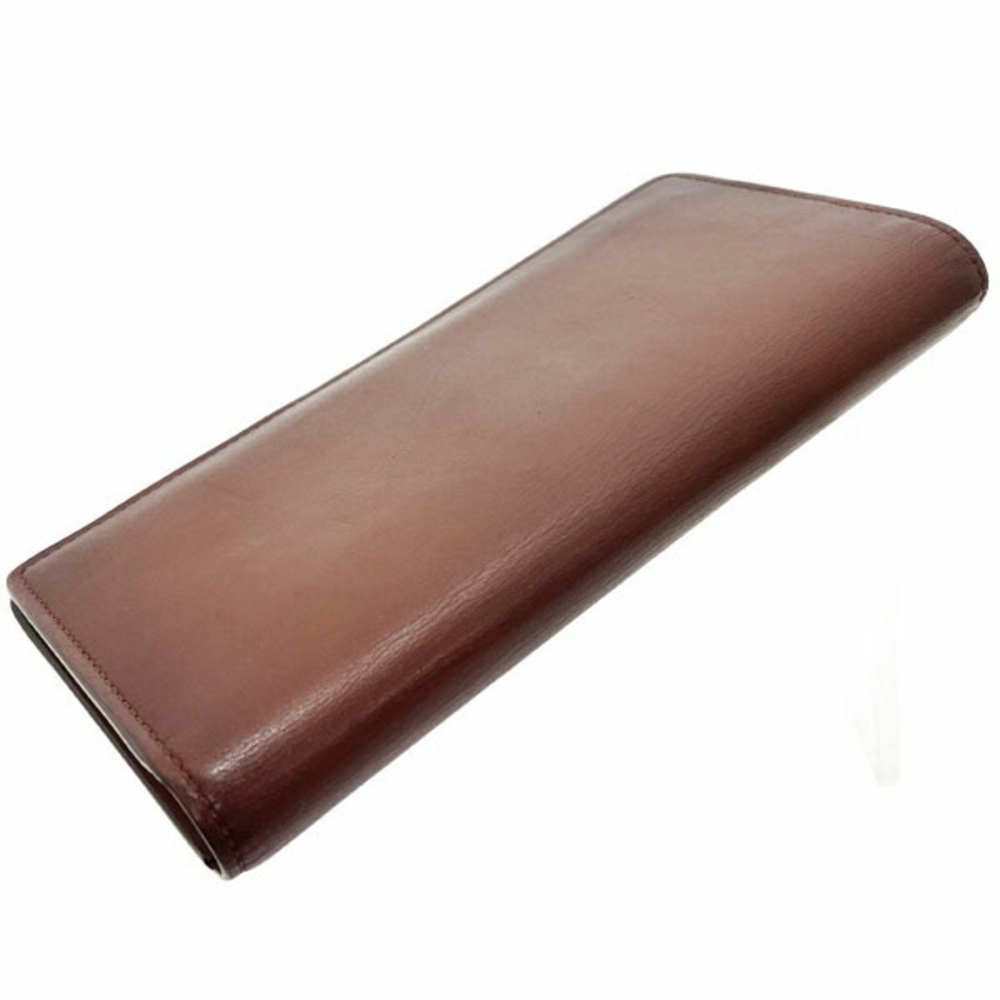 Louis Vuitton Louis Vuitton Long Wallet Ombre Portefeuille Brazza Leather Brown M61195 LOUIS VUITTON Bi-fold Men's AA-14369 Size ONE SIZE - 3 Thumbnail