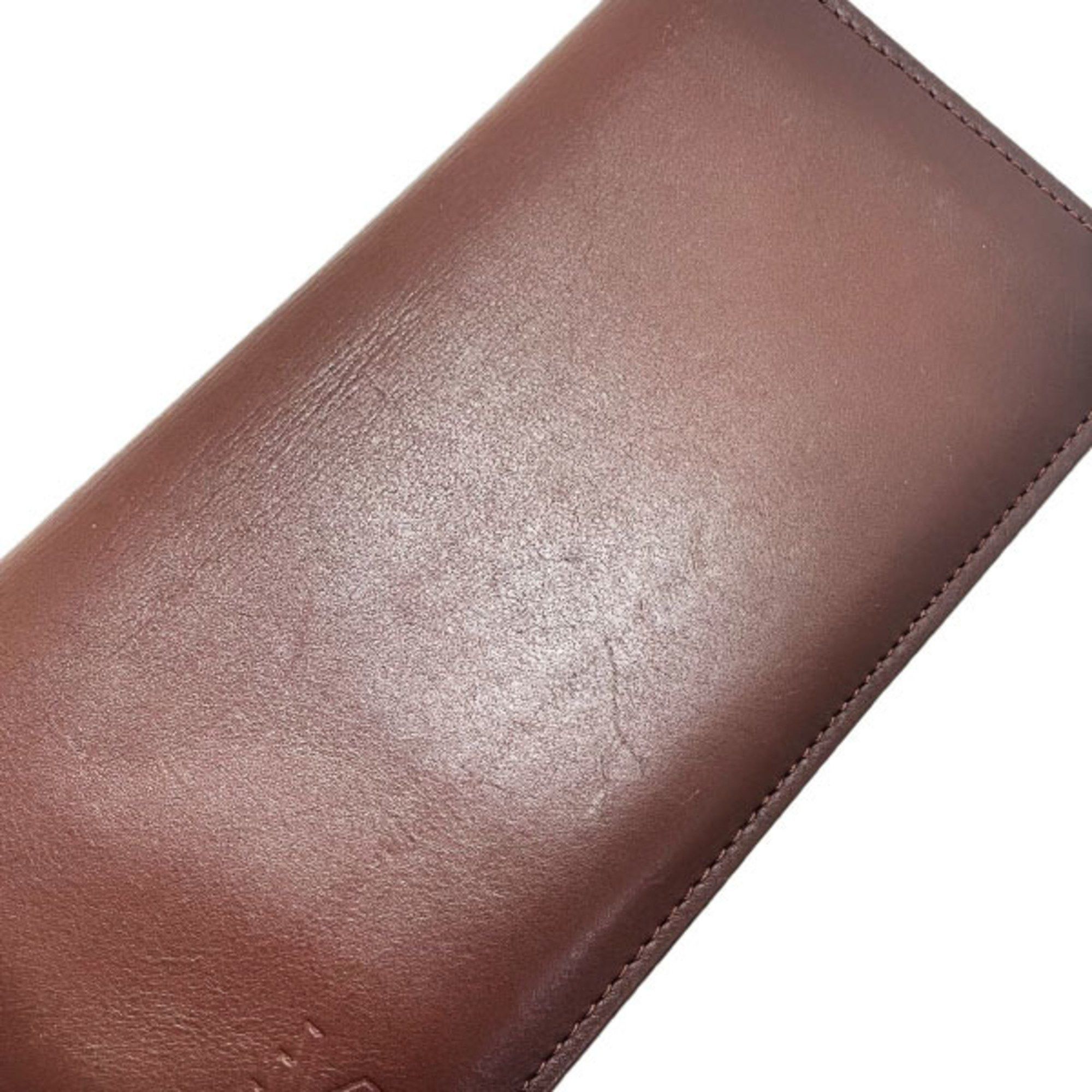 Louis Vuitton Louis Vuitton Long Wallet Ombre Portefeuille Brazza Leather Brown M61195 LOUIS VUITTON Bi-fold Men's AA-14369 Size ONE SIZE - 6 Thumbnail
