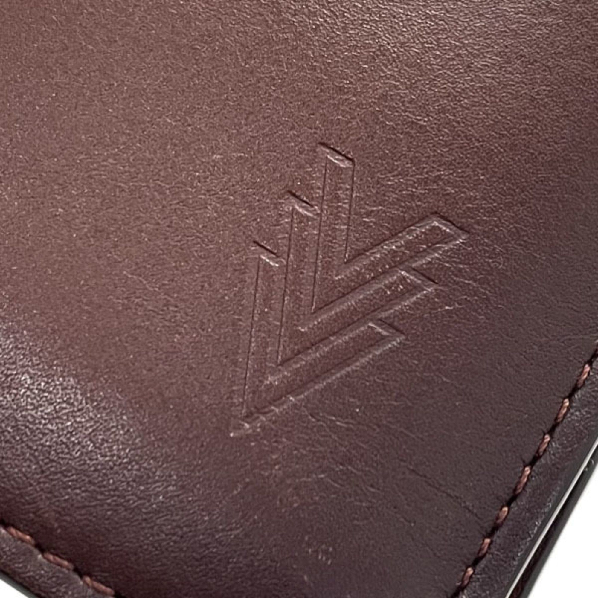 Louis Vuitton Louis Vuitton Long Wallet Ombre Portefeuille Brazza Leather Brown M61195 LOUIS VUITTON Bi-fold Men's AA-14369 Size ONE SIZE - 7 Thumbnail