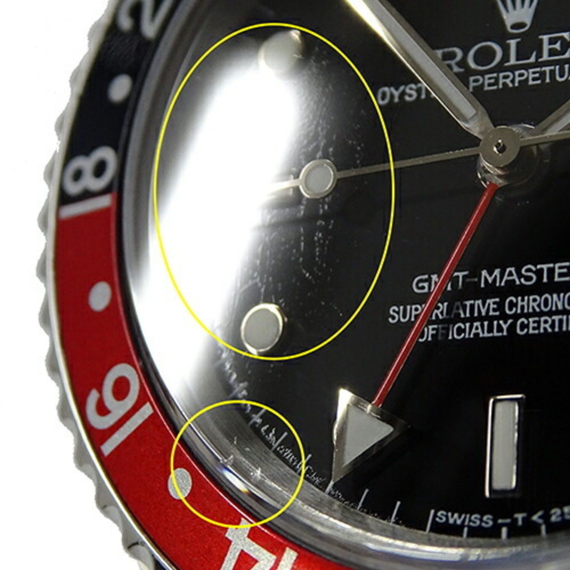 Rolex Rolex GMT Master II 16710 W number Wristwatch Men's Date Automatic AT Stainless Steel SS Silver Black Red Polished Size ONE SIZE - 15 Thumbnail