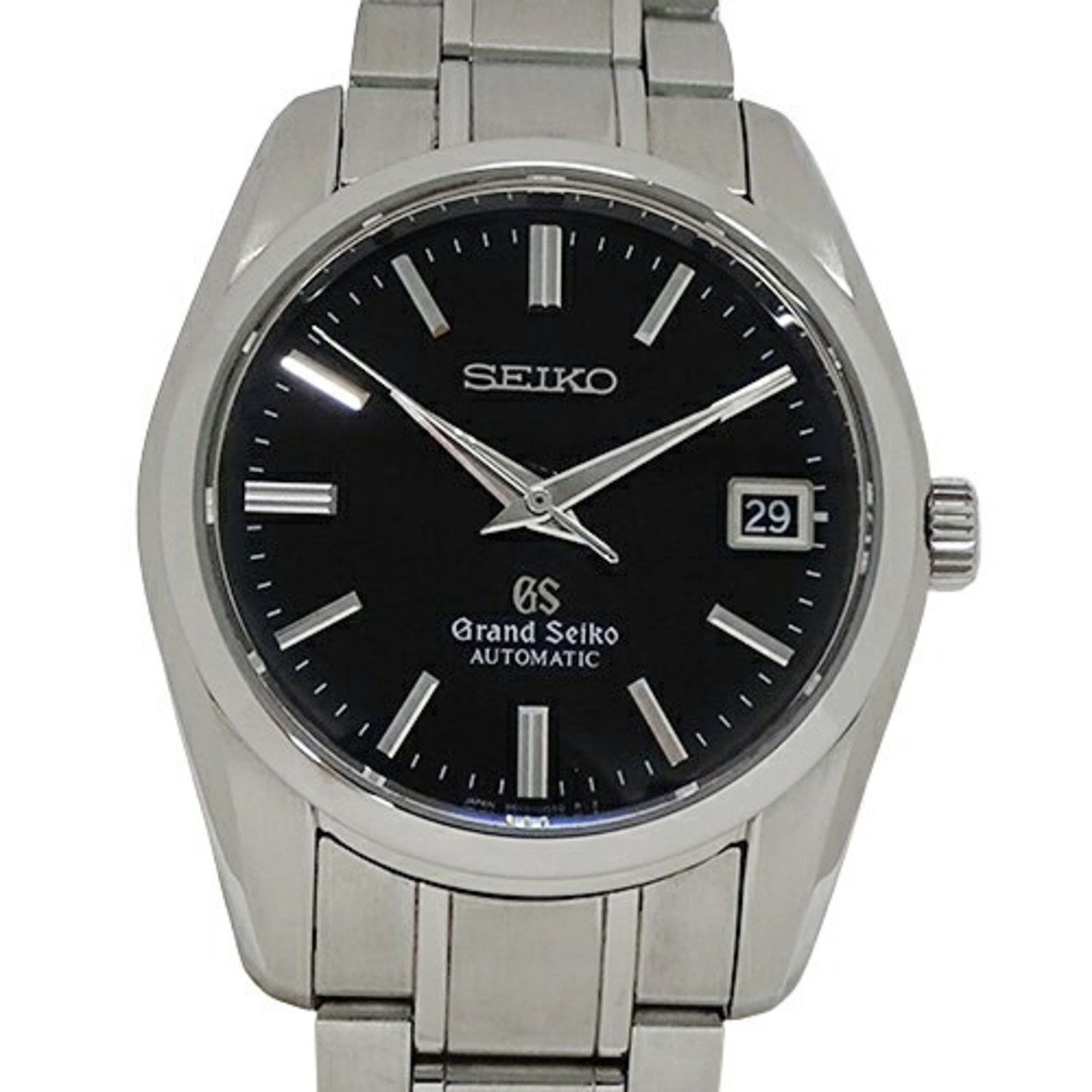Other Grand Seiko GS Mechanical 9S55-0010 SBGR023 Watch Men's Date Automatic AT Stainless Steel SS Silver Black Polished Size ONE SIZE - 3 Thumbnail