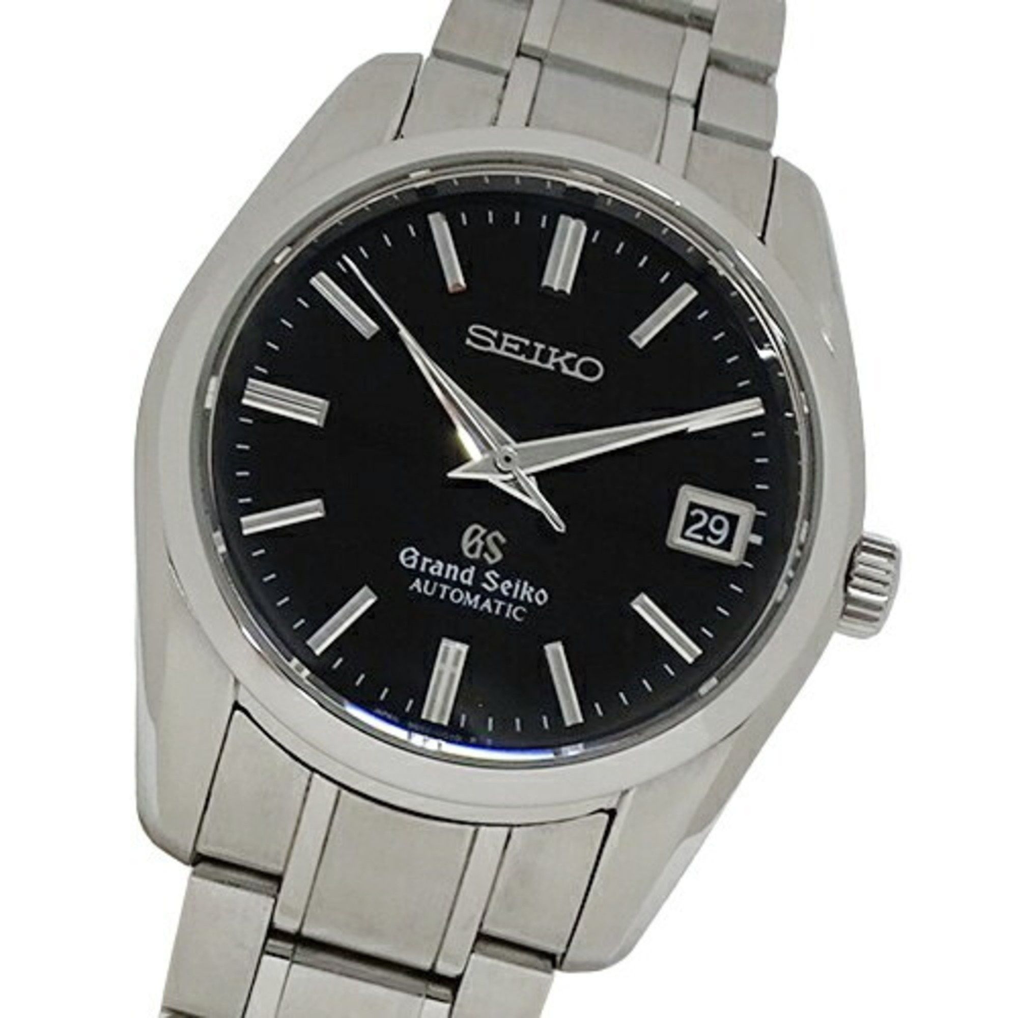 Other Grand Seiko GS Mechanical 9S55-0010 SBGR023 Watch Men's Date Automatic AT Stainless Steel SS Silver Black Polished Size ONE SIZE - 2 Thumbnail