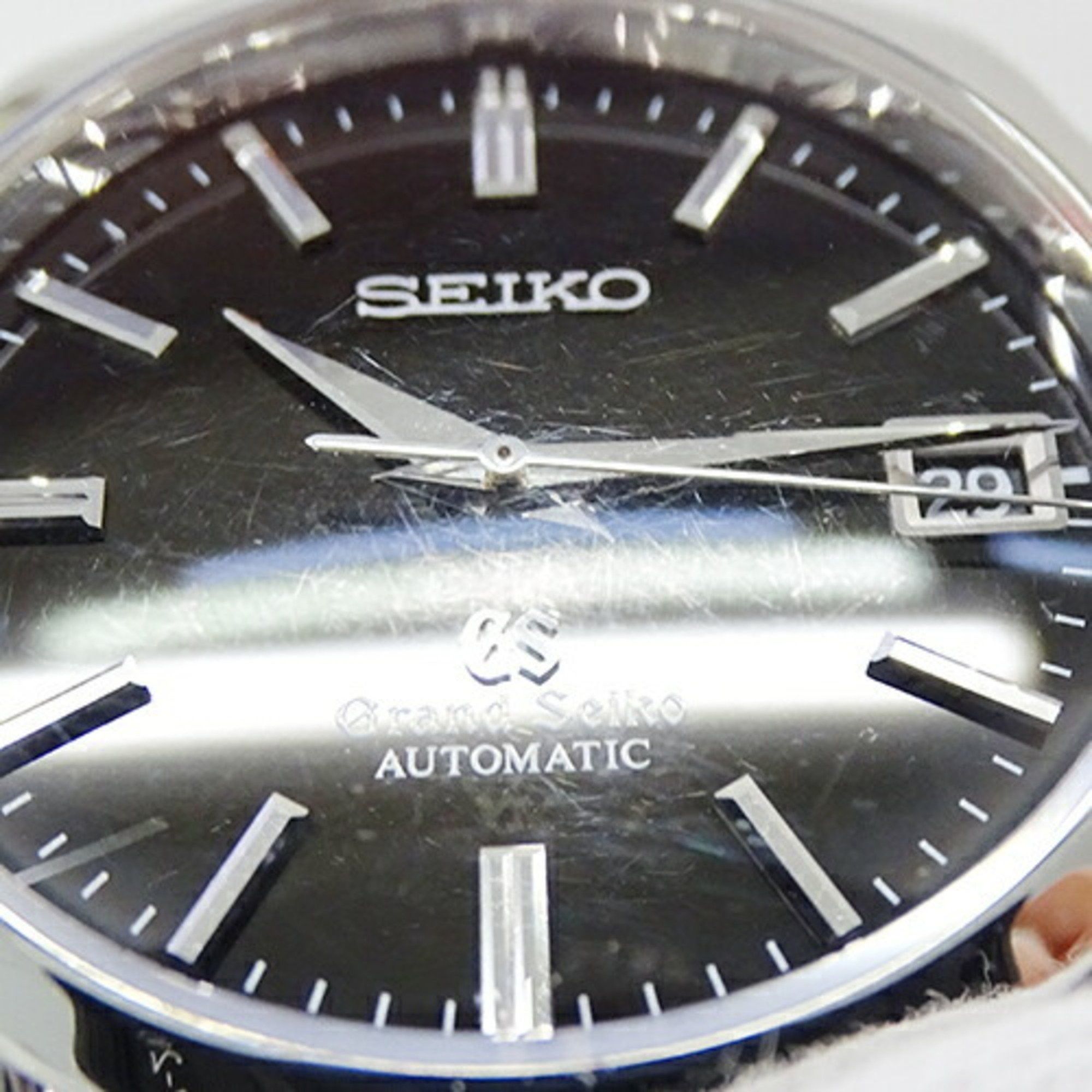 Other Grand Seiko GS Mechanical 9S55-0010 SBGR023 Watch Men's Date Automatic AT Stainless Steel SS Silver Black Polished Size ONE SIZE - 7 Thumbnail