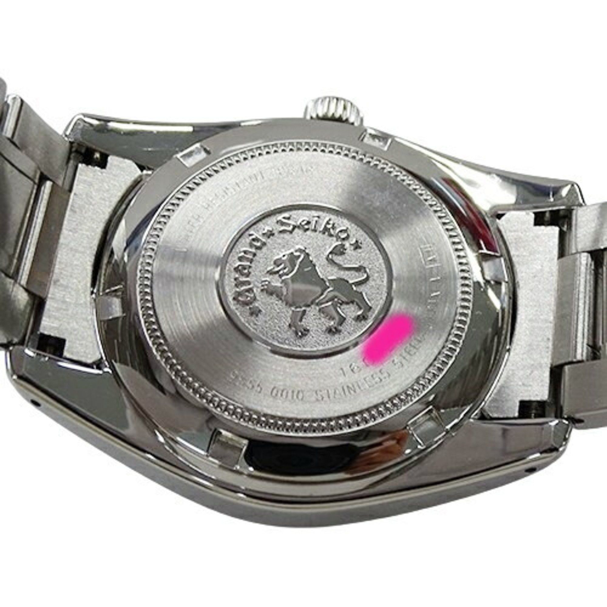 Other Grand Seiko GS Mechanical 9S55-0010 SBGR023 Watch Men's Date Automatic AT Stainless Steel SS Silver Black Polished Size ONE SIZE - 8 Thumbnail