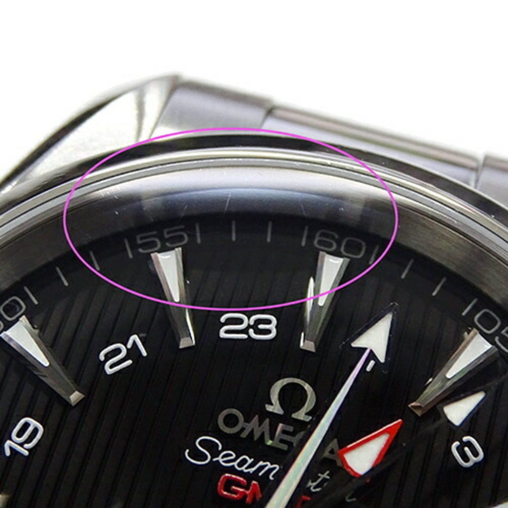Omega OMEGA Seamaster Aqua Terra 231.10.43.22.01.001 Men's Watch GMT Coaxial Date Automatic AT Stainless Steel SS Silver Black Polished Size ONE SIZE - 15 Thumbnail