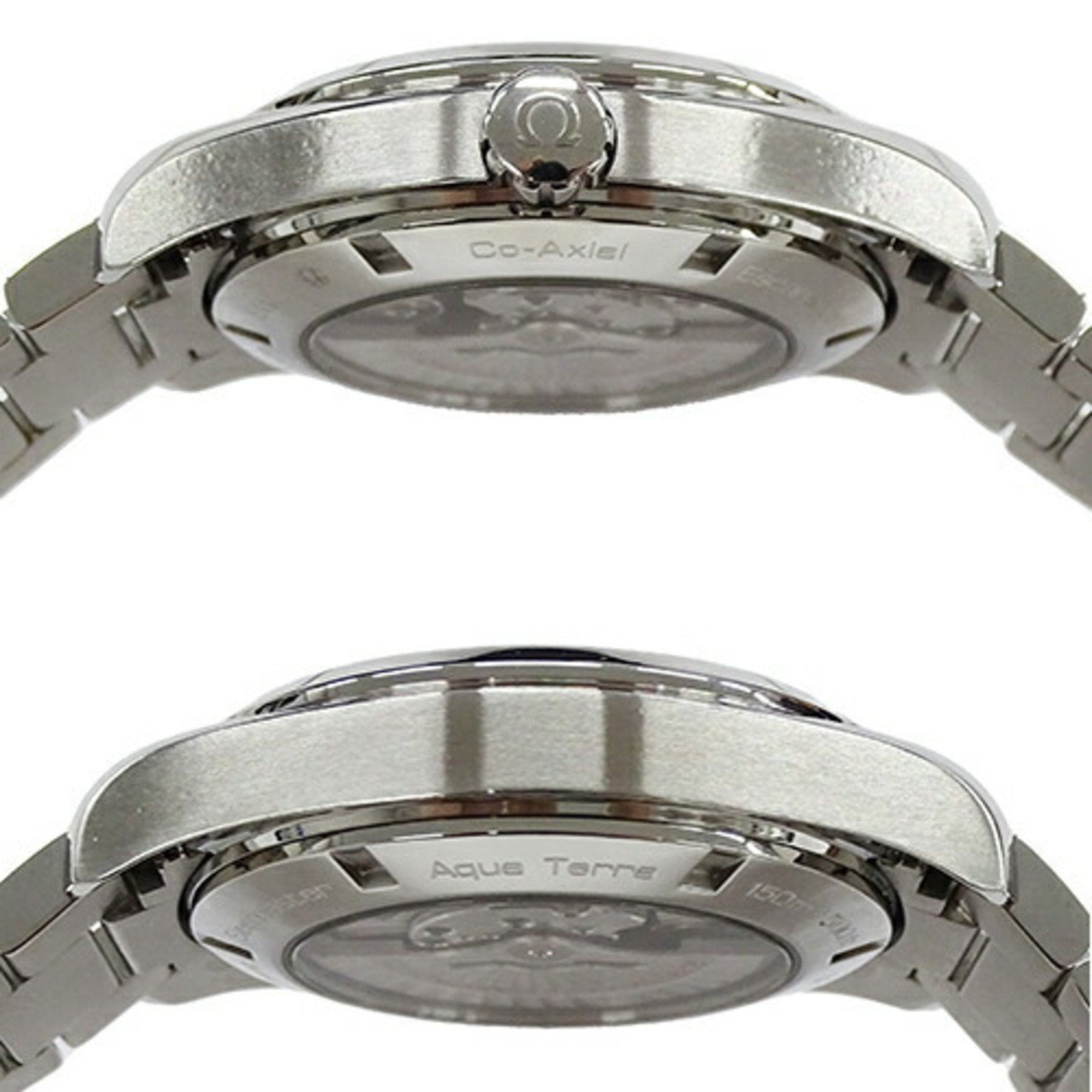 Omega OMEGA Seamaster Aqua Terra 231.10.43.22.01.001 Men's Watch GMT Coaxial Date Automatic AT Stainless Steel SS Silver Black Polished Size ONE SIZE - 4 Thumbnail