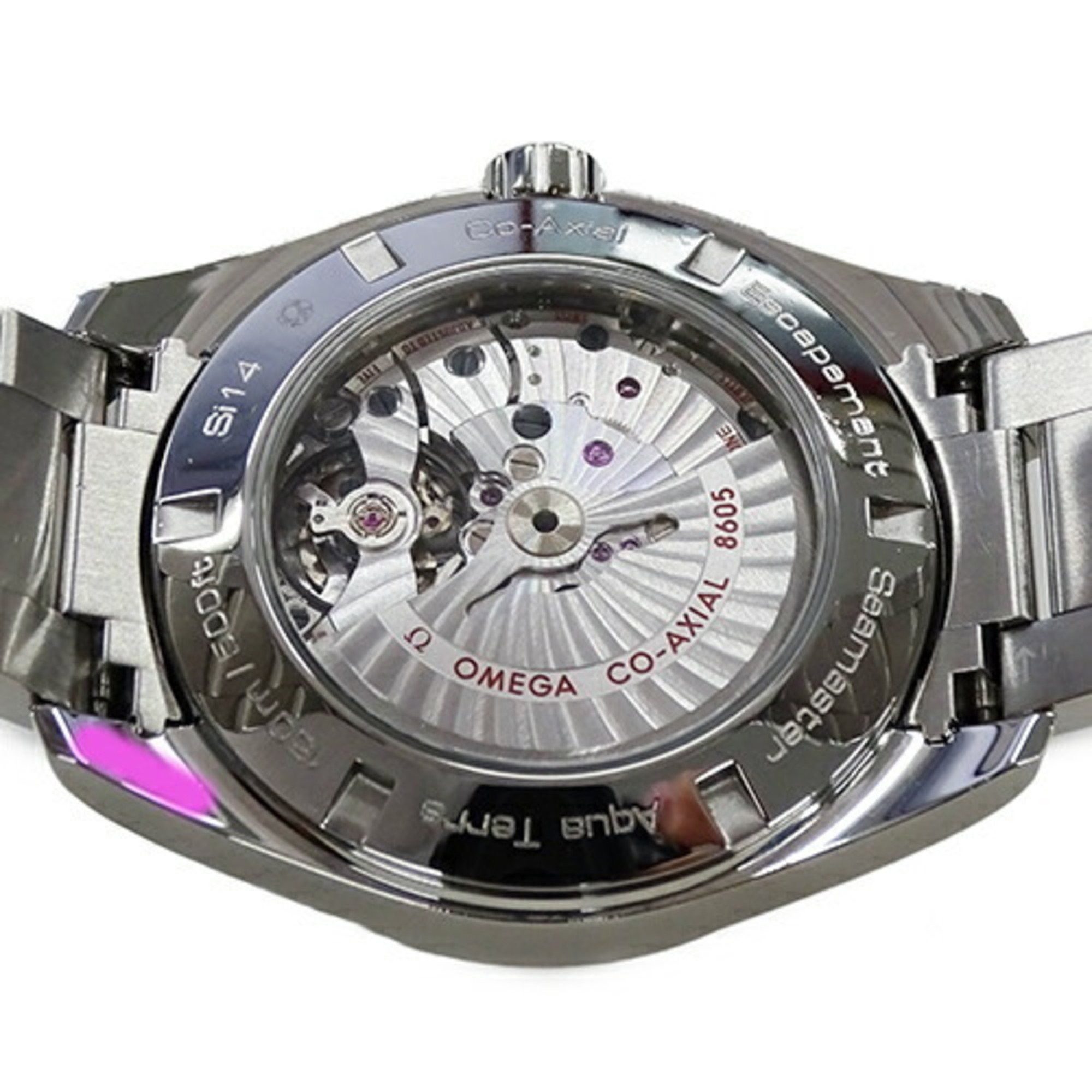 Omega OMEGA Seamaster Aqua Terra 231.10.43.22.01.001 Men's Watch GMT Coaxial Date Automatic AT Stainless Steel SS Silver Black Polished Size ONE SIZE - 7 Thumbnail