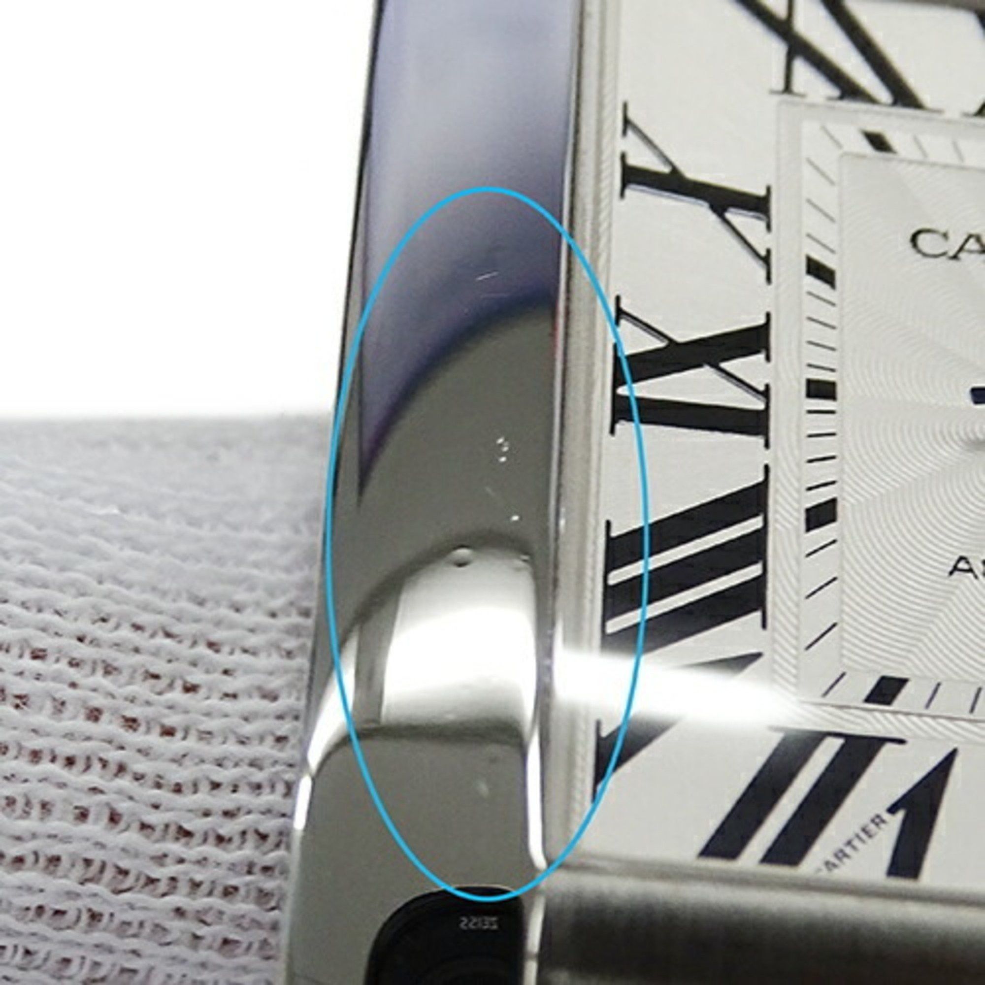 Cartier Cartier Men's Tank Anglaise XL Date Automatic AT Stainless Steel W5310008 Silver Square Polished Size ONE SIZE - 15 Thumbnail