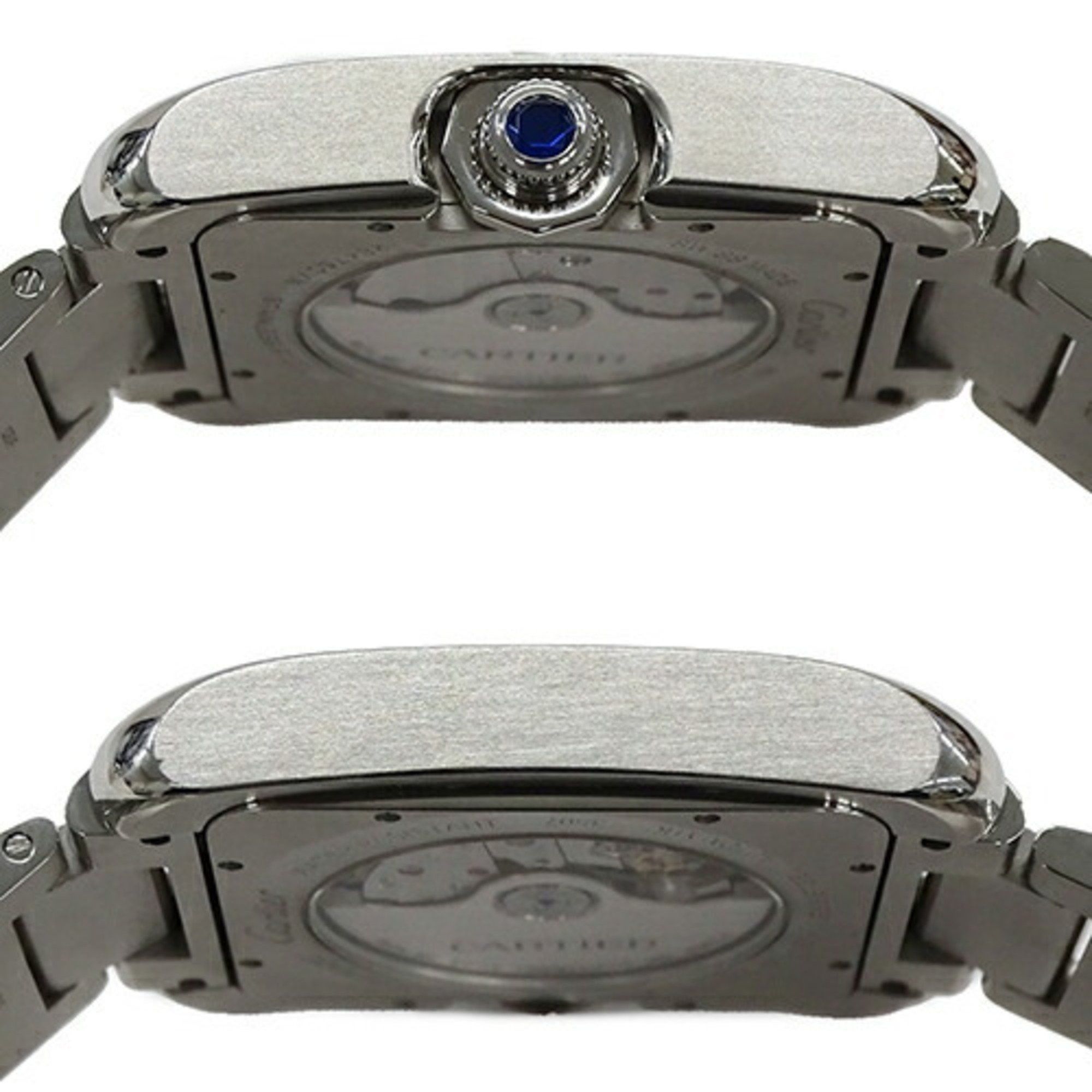 Cartier Cartier Men's Tank Anglaise XL Date Automatic AT Stainless Steel W5310008 Silver Square Polished Size ONE SIZE - 4 Thumbnail