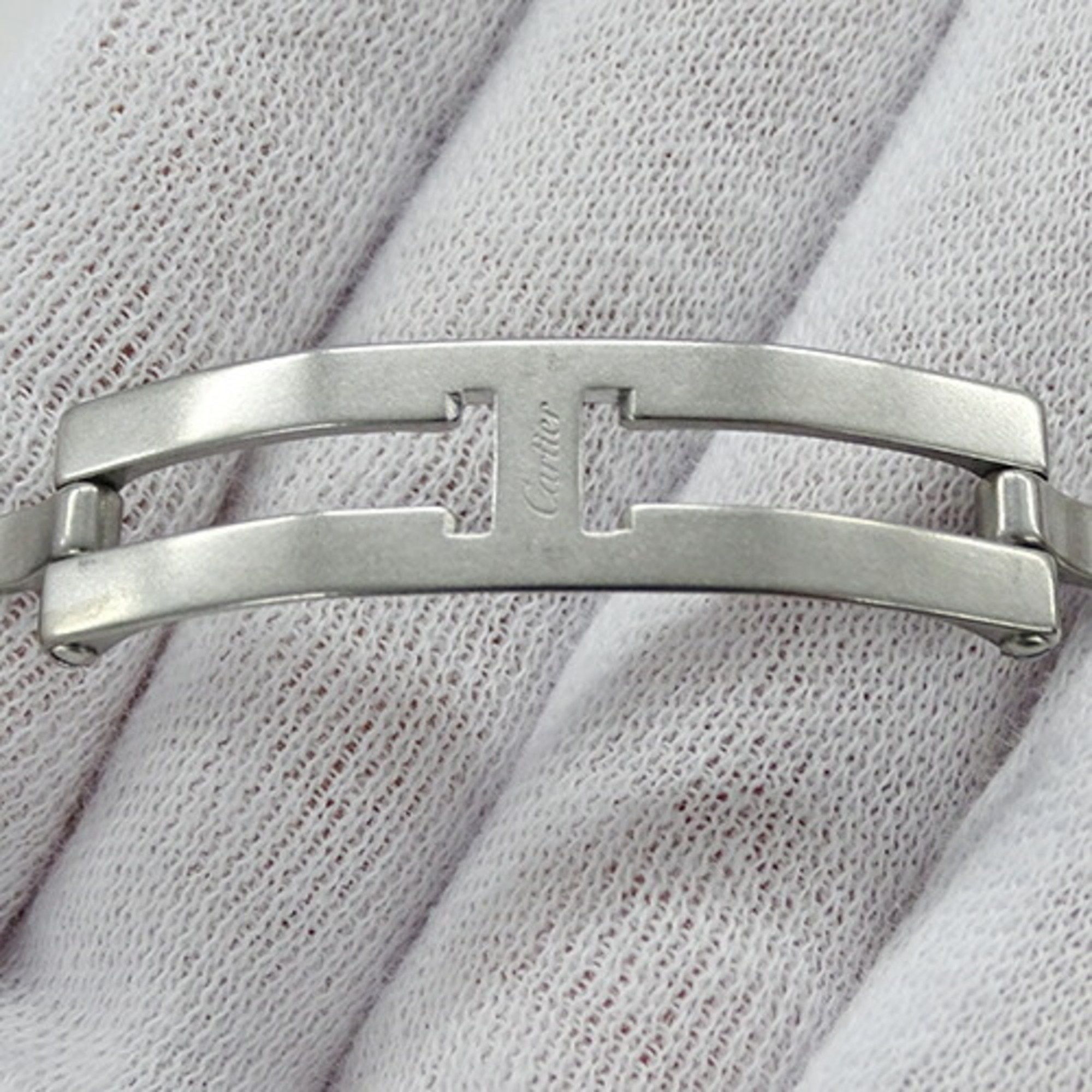 Cartier Cartier Men's Tank Anglaise XL Date Automatic AT Stainless Steel W5310008 Silver Square Polished Size ONE SIZE - 6 Thumbnail