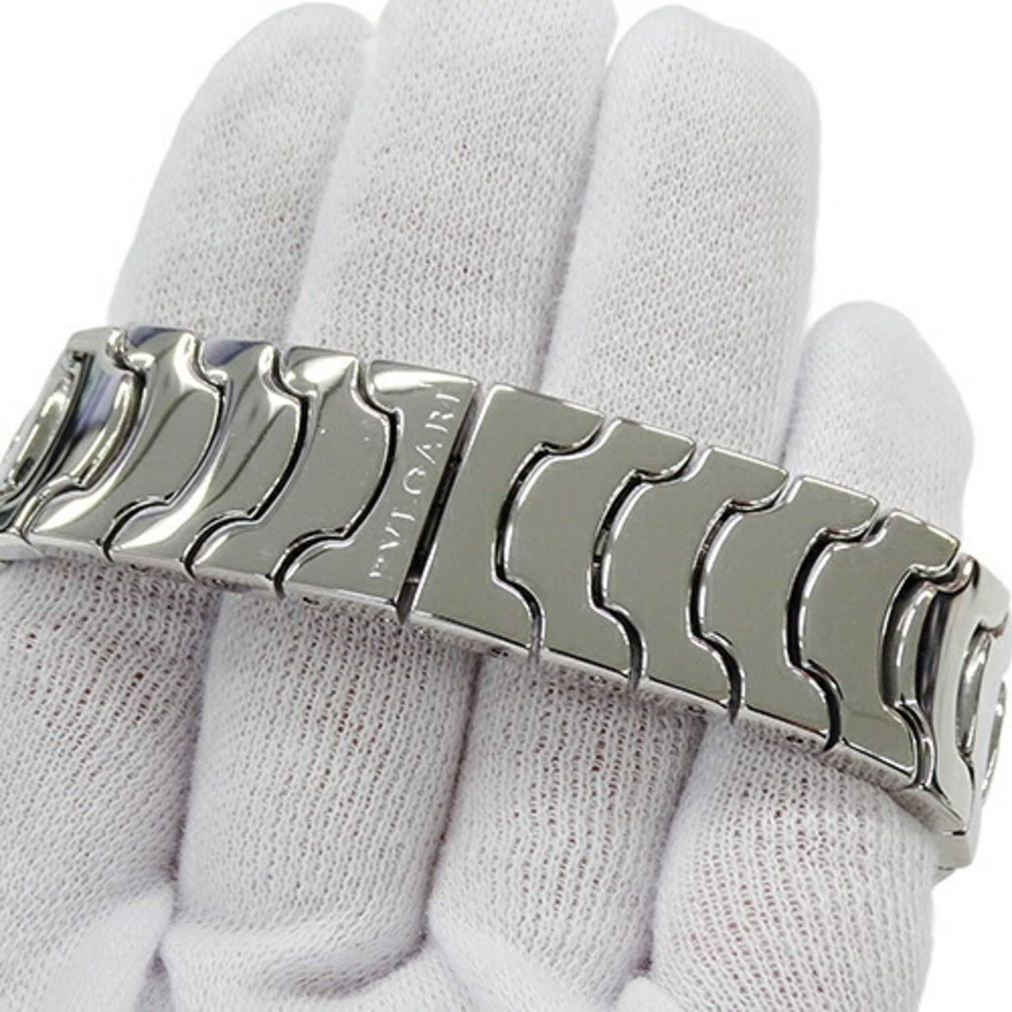 Bvlgari BVLGARI Men's Solotempo Date Quartz Watch Stainless Steel SS ST35S Silver White Polished Size ONE SIZE - 7 Thumbnail