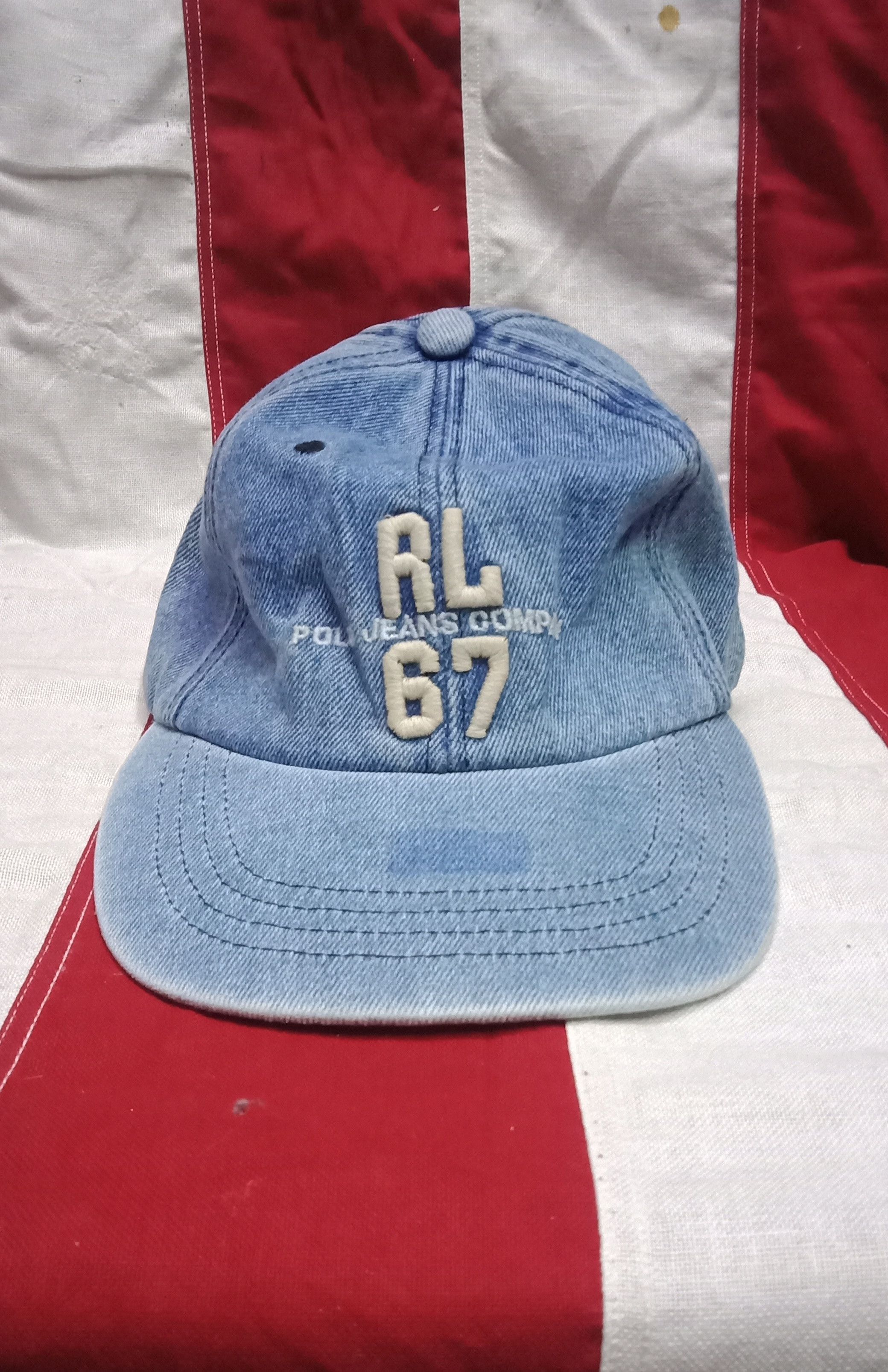 レア！ 90s ヴィンテージ ラルフローレン USA製 P2 RL-67キャップ レア！ 90s ヴィンテージ ラルフローレン USA製 P2 RL-67