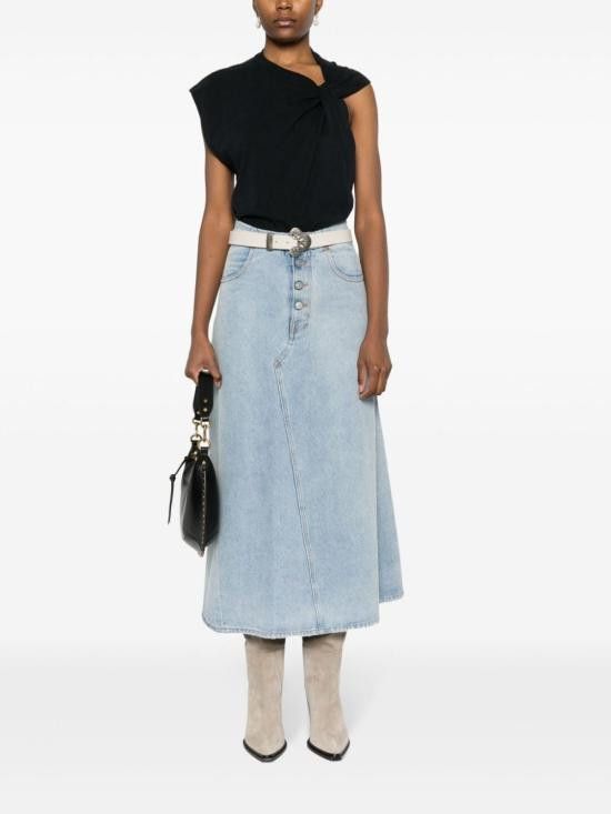 Isabel Marant ISABEL MARANT Women Tops TS0175FAA1N41I 01BK BLACK Size S / US 4 / IT 40 - 2 Thumbnail