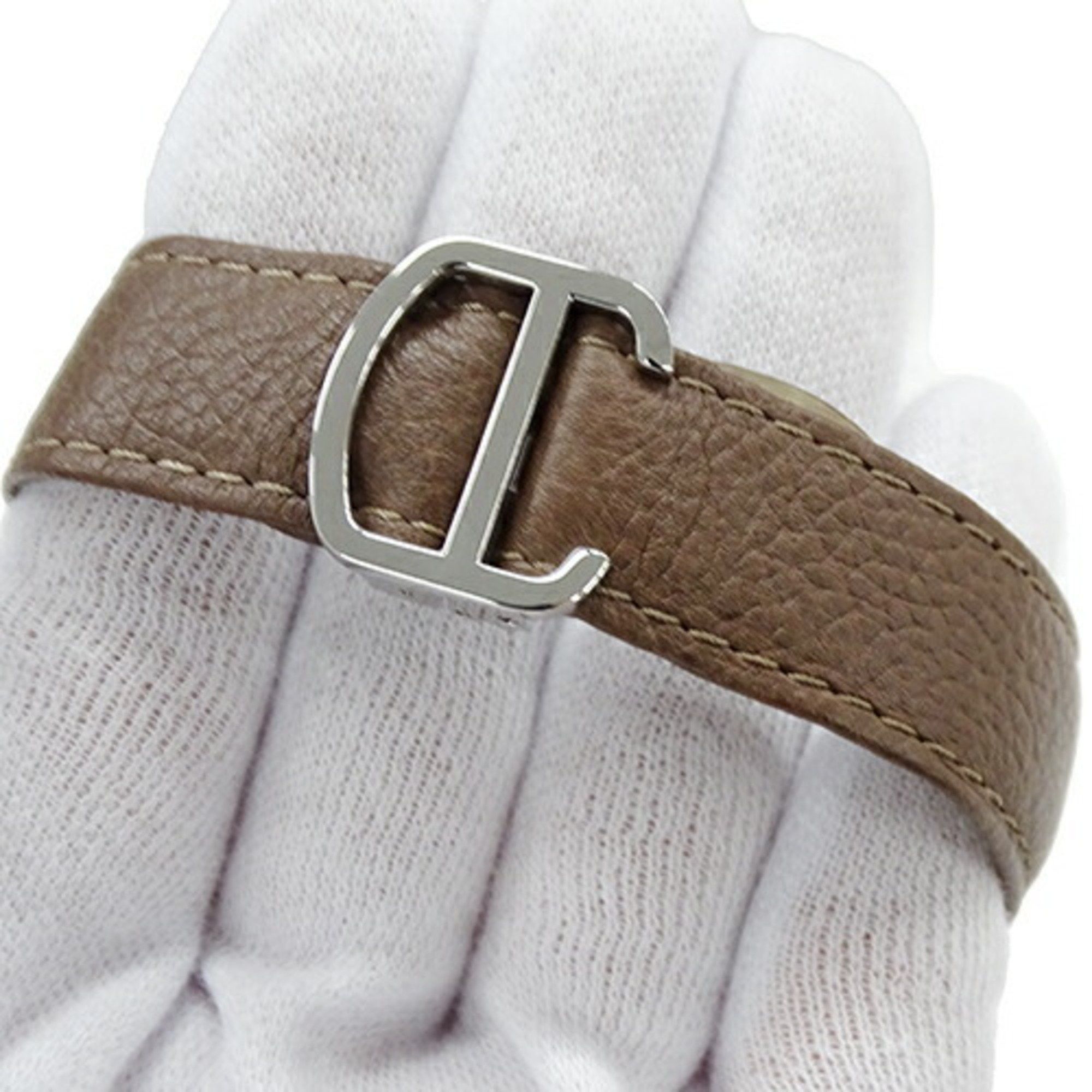 Cartier Cartier Tank Solo LM Men's Watch Quartz Stainless Steel Leather WSTA0028 Silver Brown Square Polished Size ONE SIZE - 6 Thumbnail