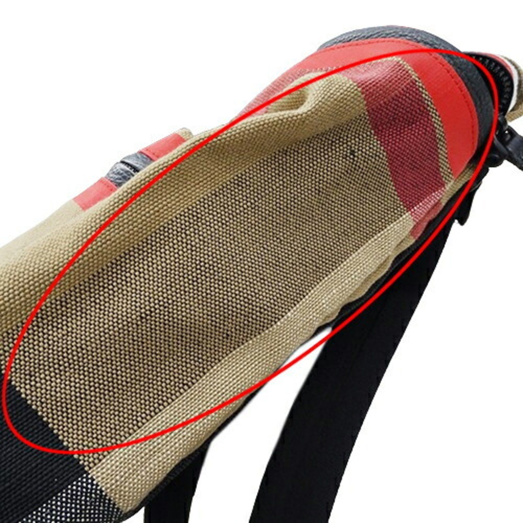 Burberry Burberry Men's Bag Backpack Canvas Beige Mega Check Pattern Size ONE SIZE - 12 Thumbnail