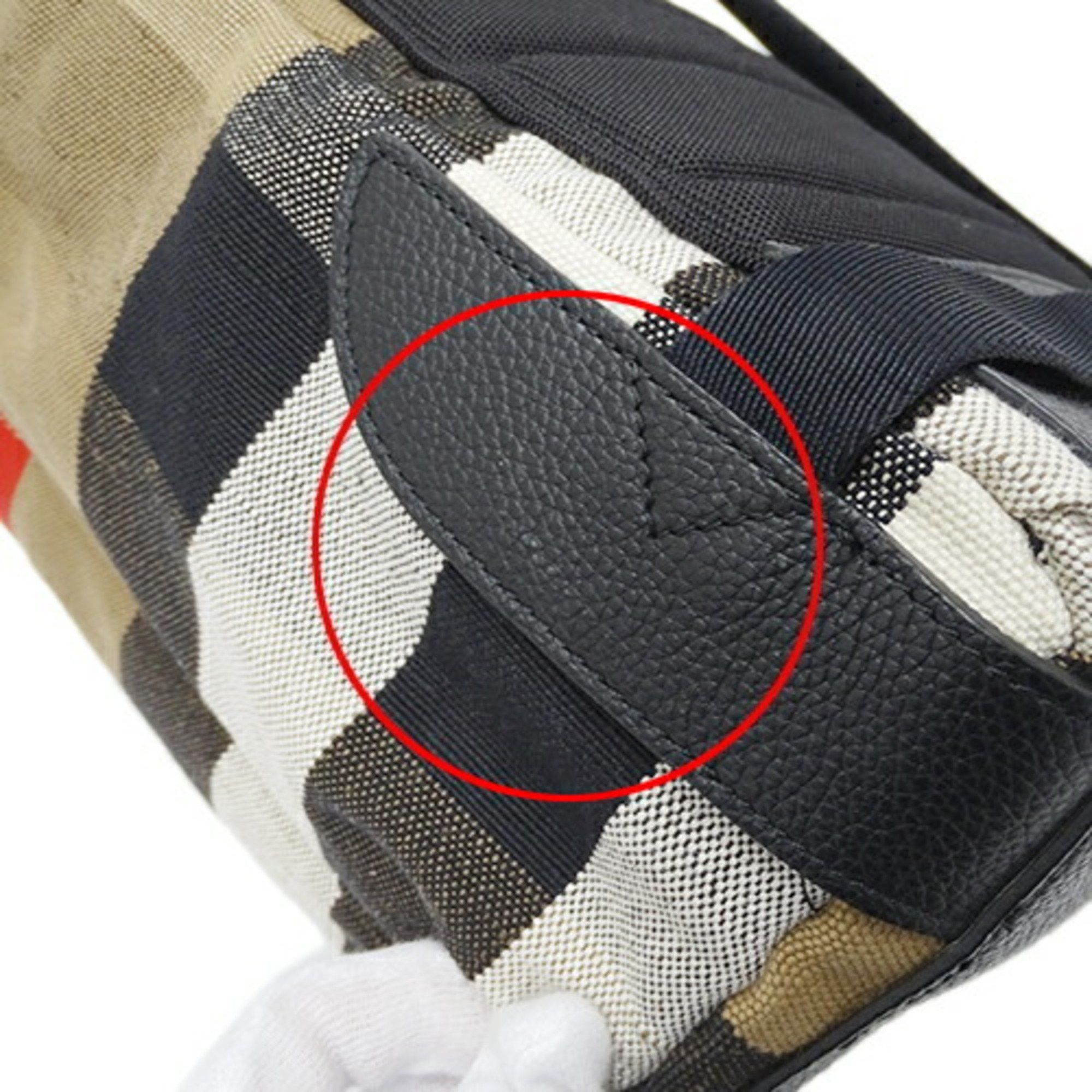 Burberry Burberry Men's Bag Backpack Canvas Beige Mega Check Pattern Size ONE SIZE - 11 Thumbnail