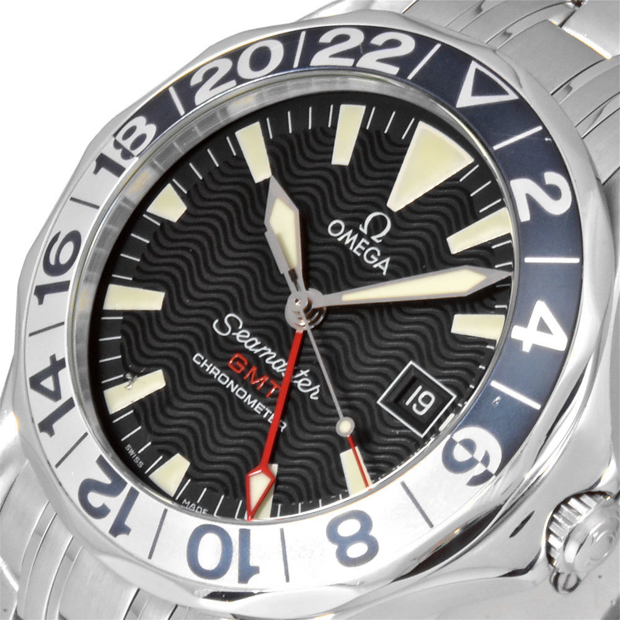 Omega OMEGA 2534.50.00 Seamaster 300 GMT 50th Anniversary Model Automatic Watch Black Dial Men's Size ONE SIZE - 7 Thumbnail