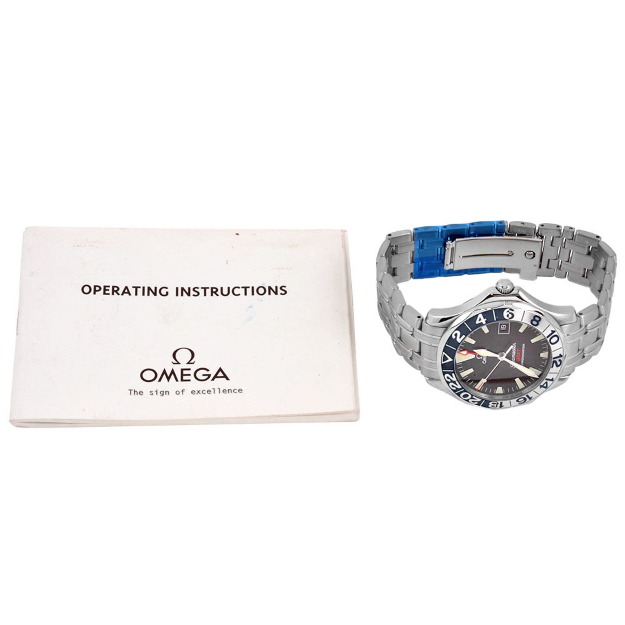 Omega OMEGA 2534.50.00 Seamaster 300 GMT 50th Anniversary Model Automatic Watch Black Dial Men's Size ONE SIZE - 8 Thumbnail