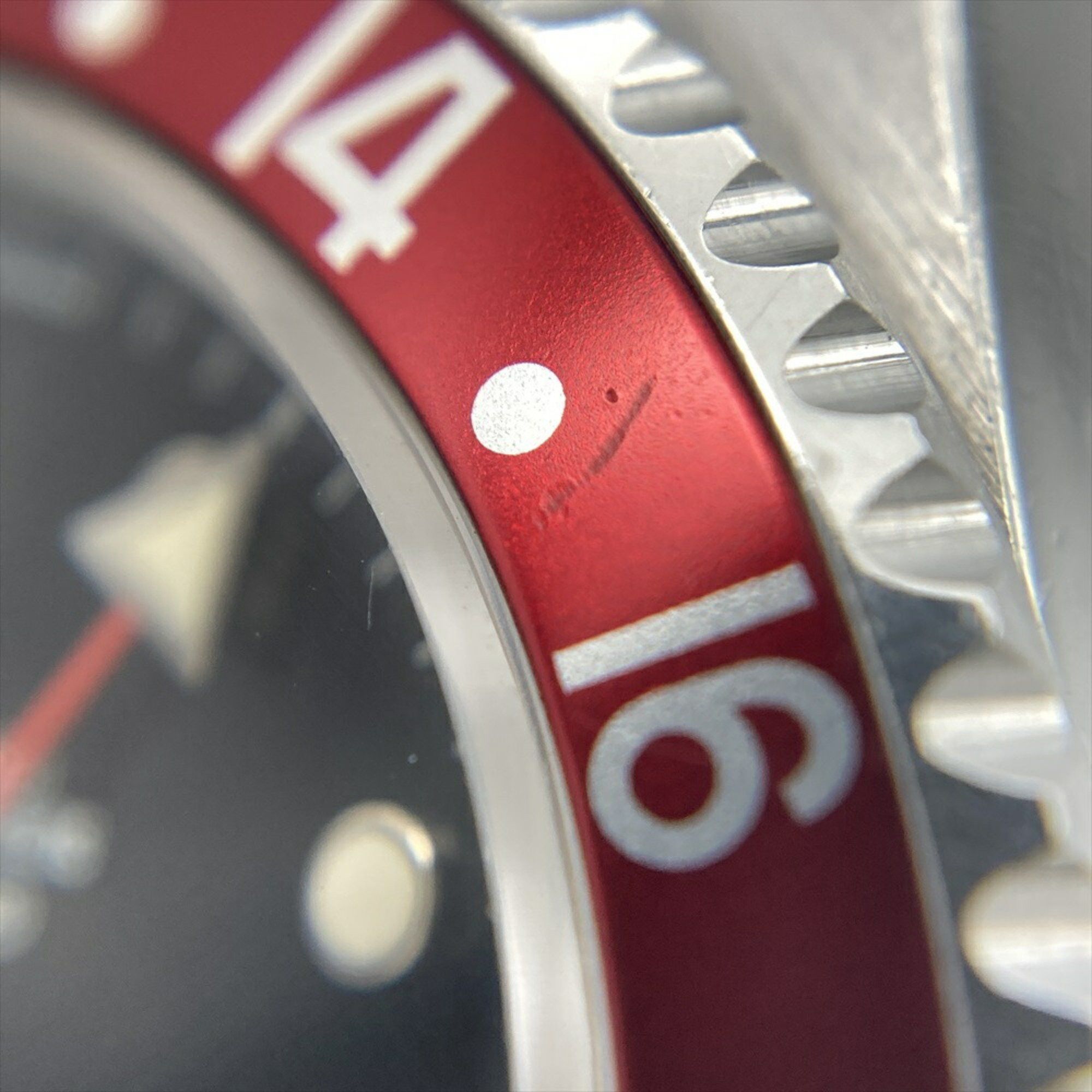 Rolex Rolex 16710 GMT Master II T series (manufactured in 1996) Automatic watch, black dial, black, red, cork, all tritium, men's Size ONE SIZE - 9 Thumbnail